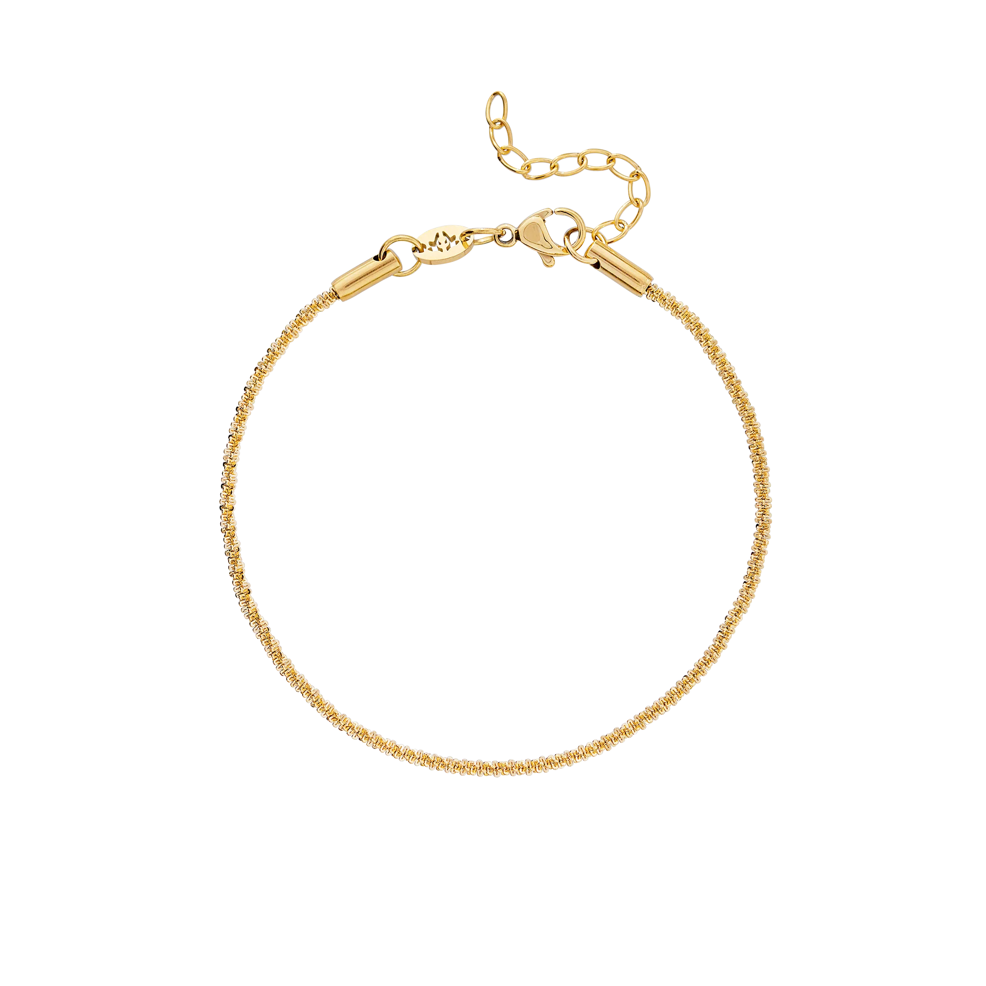 Criss Cross Chain Bracelet Gold