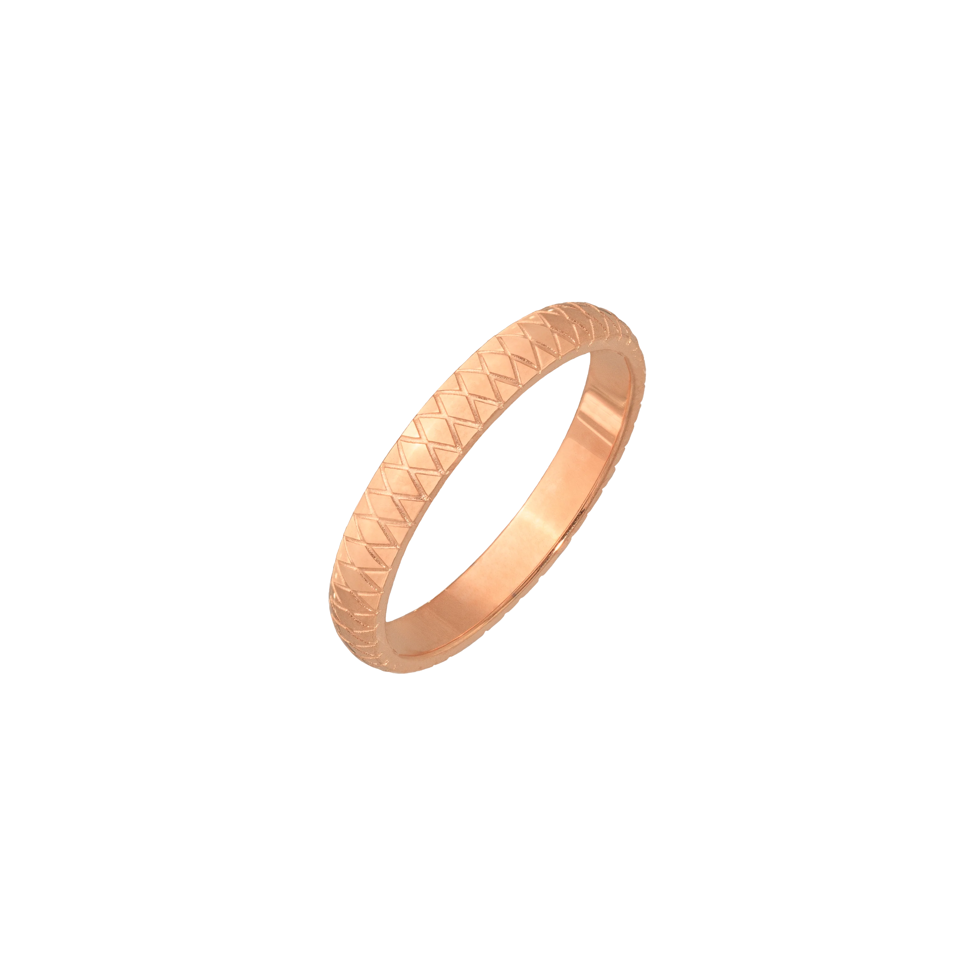Cute Pattern Ring Rose Gold