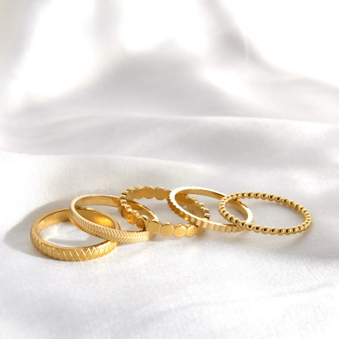 Cute Pattern Ring Rose Gold - Image 2