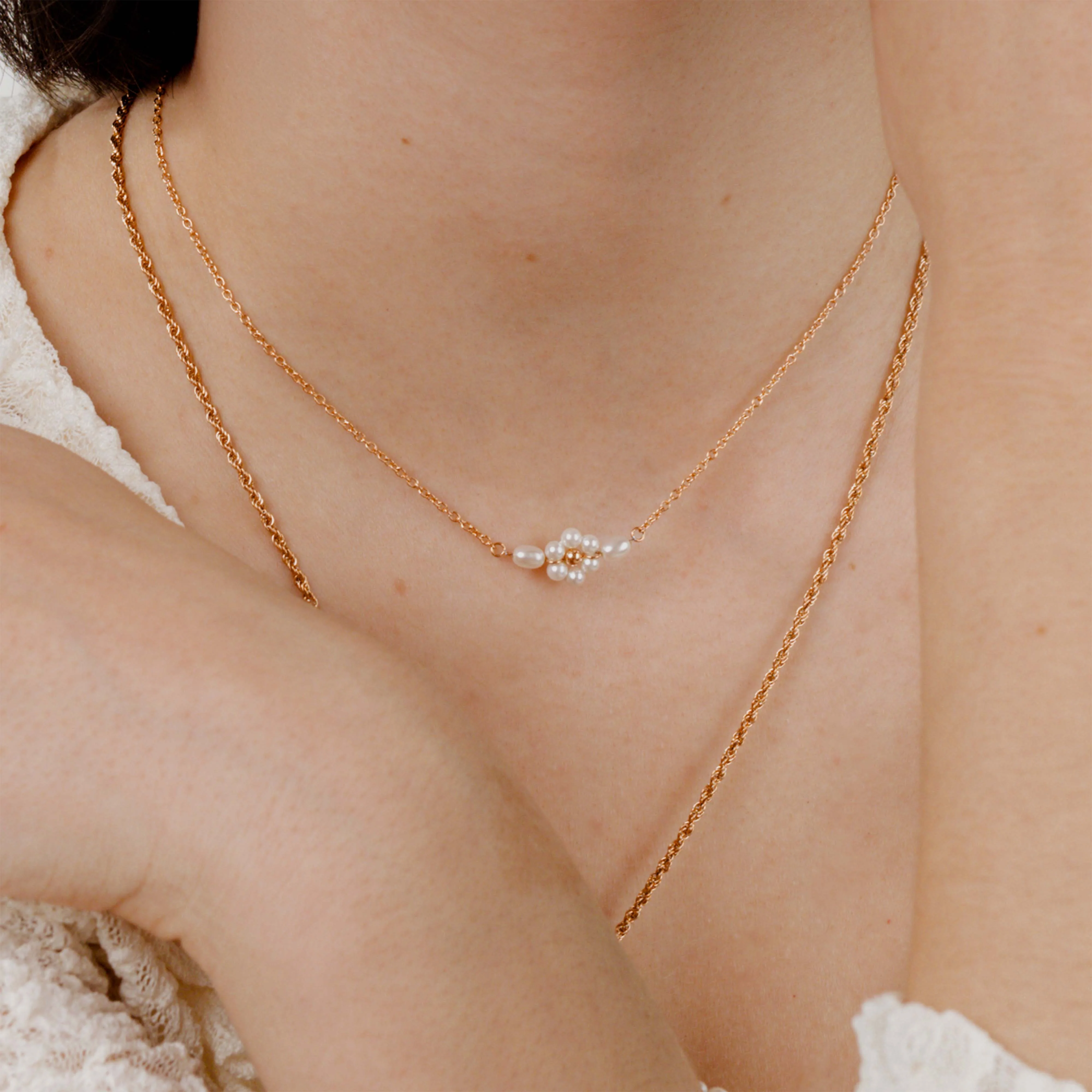 Daisy Choker Rose Gold - Image 2