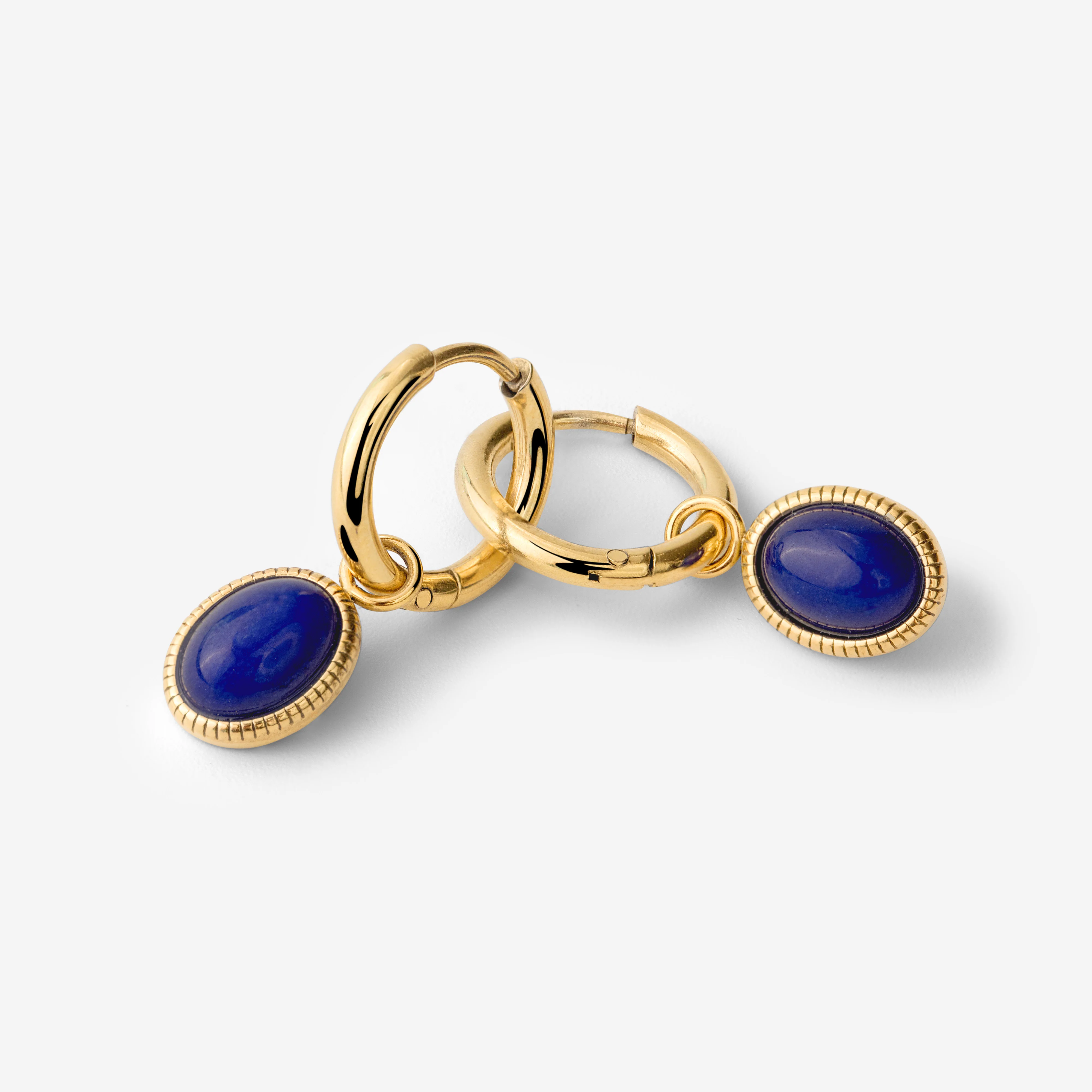Deep Sea Hoop Set Small Gold - Image 3