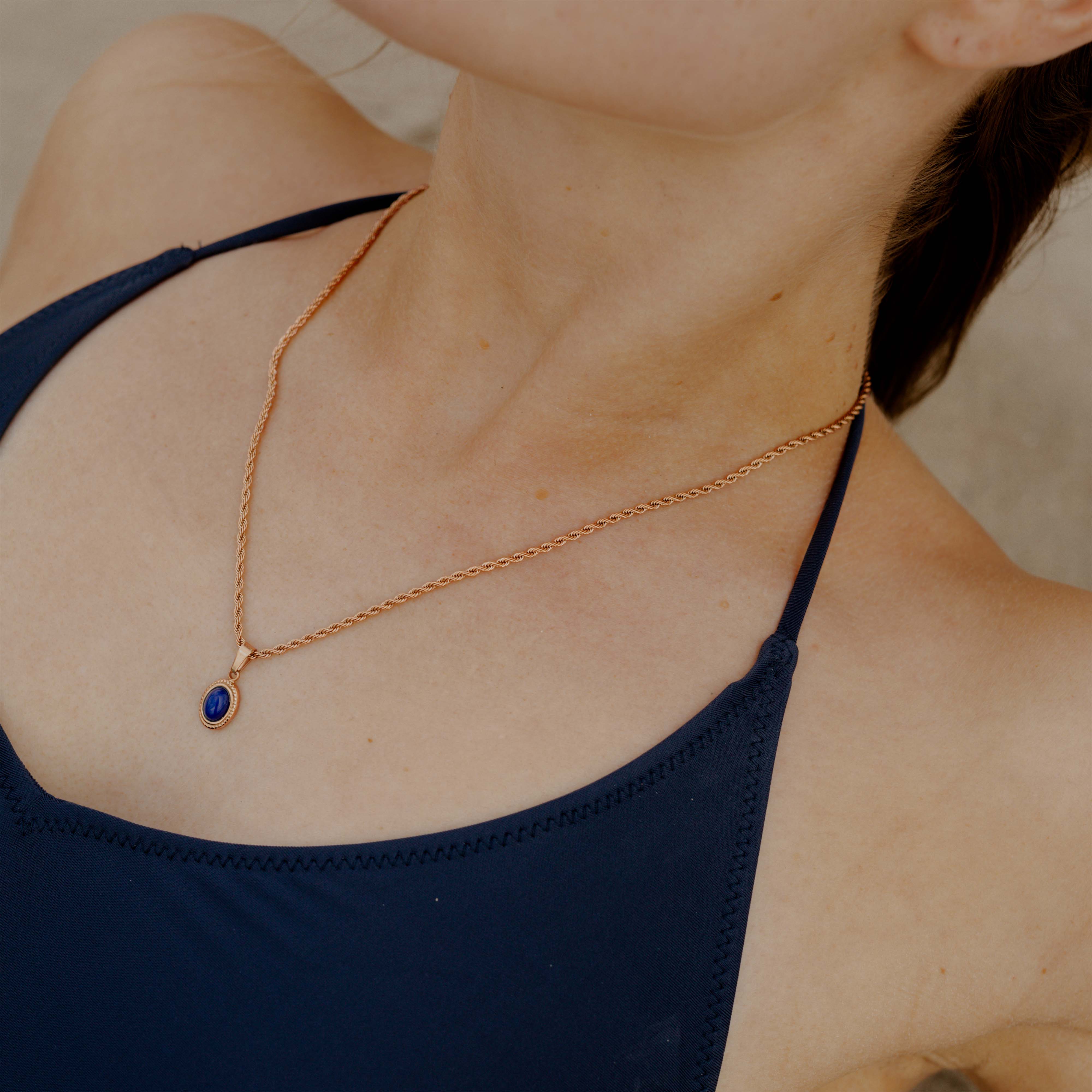 Deep Sea Necklace Rose Gold - Image 2