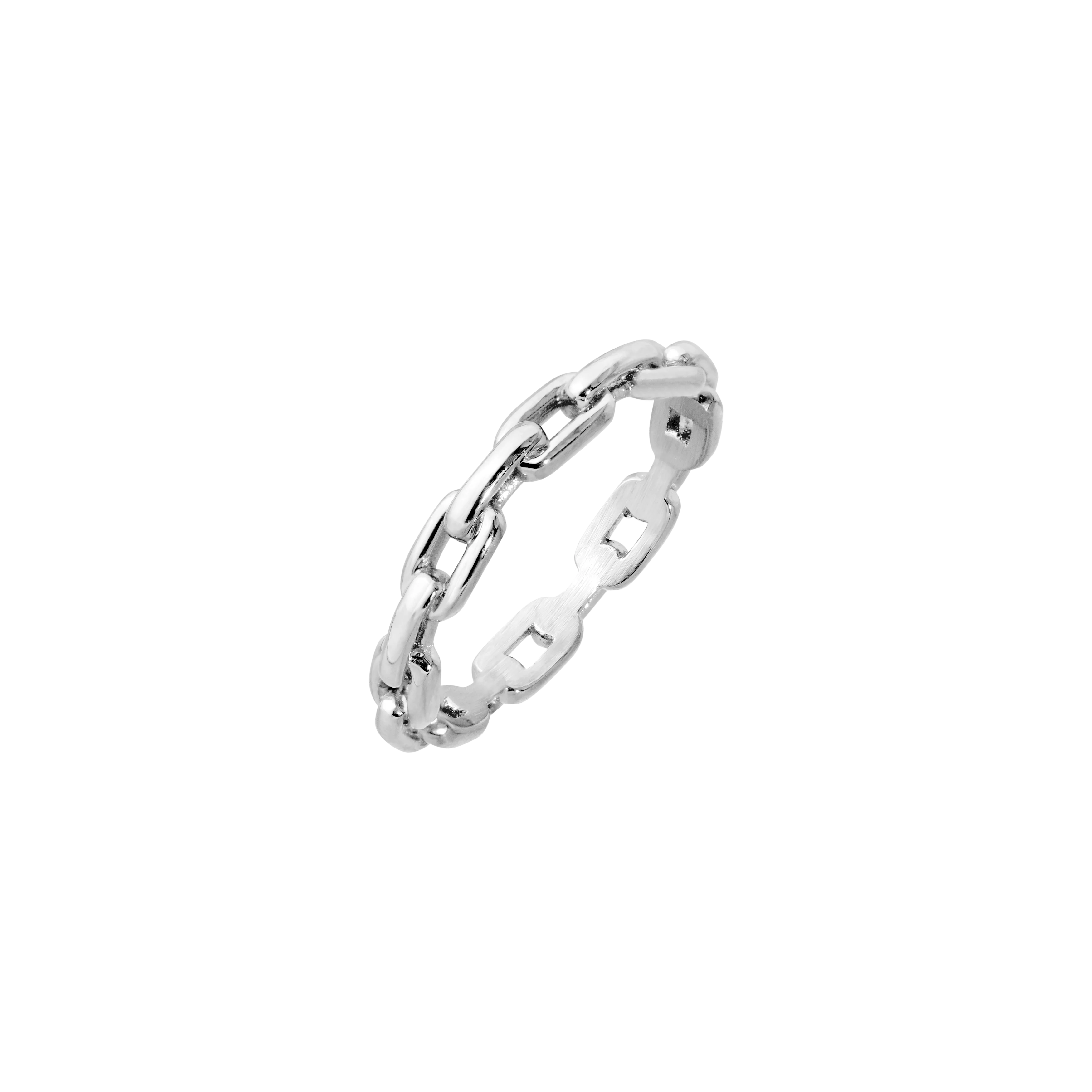 Delicate Chain Ring Silver