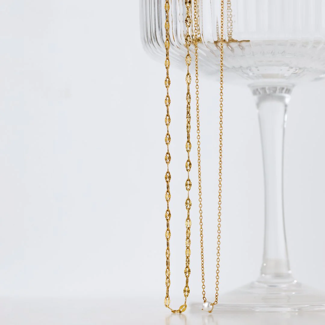Delicate Pearl Bundle Stud Earrings Gold - Image 6