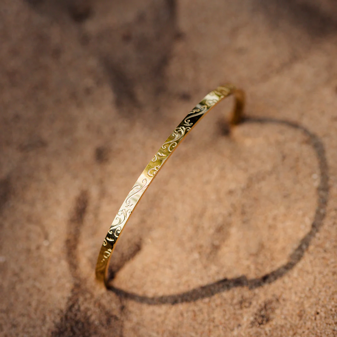 Desert Glow Bangle Gold - Image 3