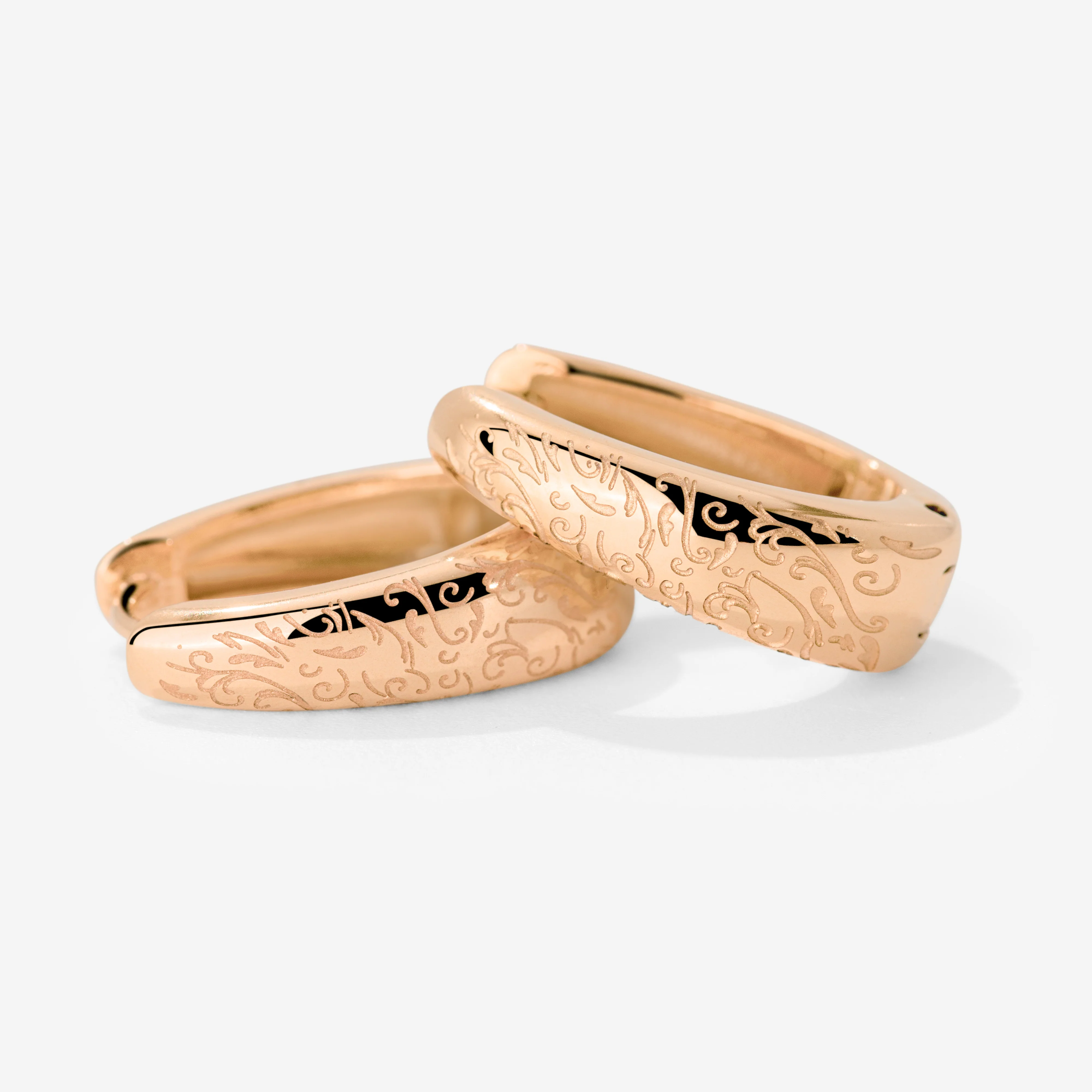 Desert Glow Hoops Rose Gold - Image 5