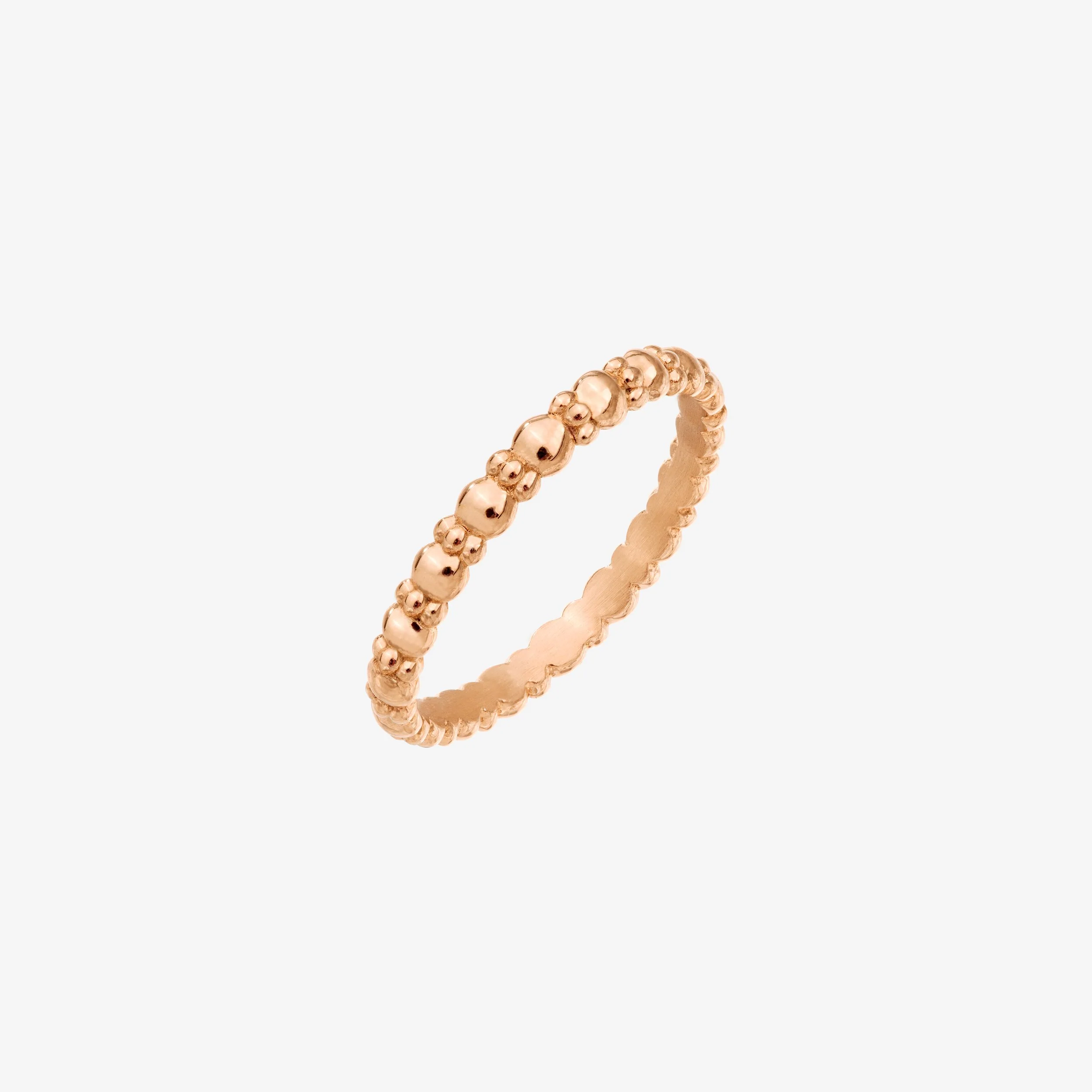Dotted Ring Rose Gold