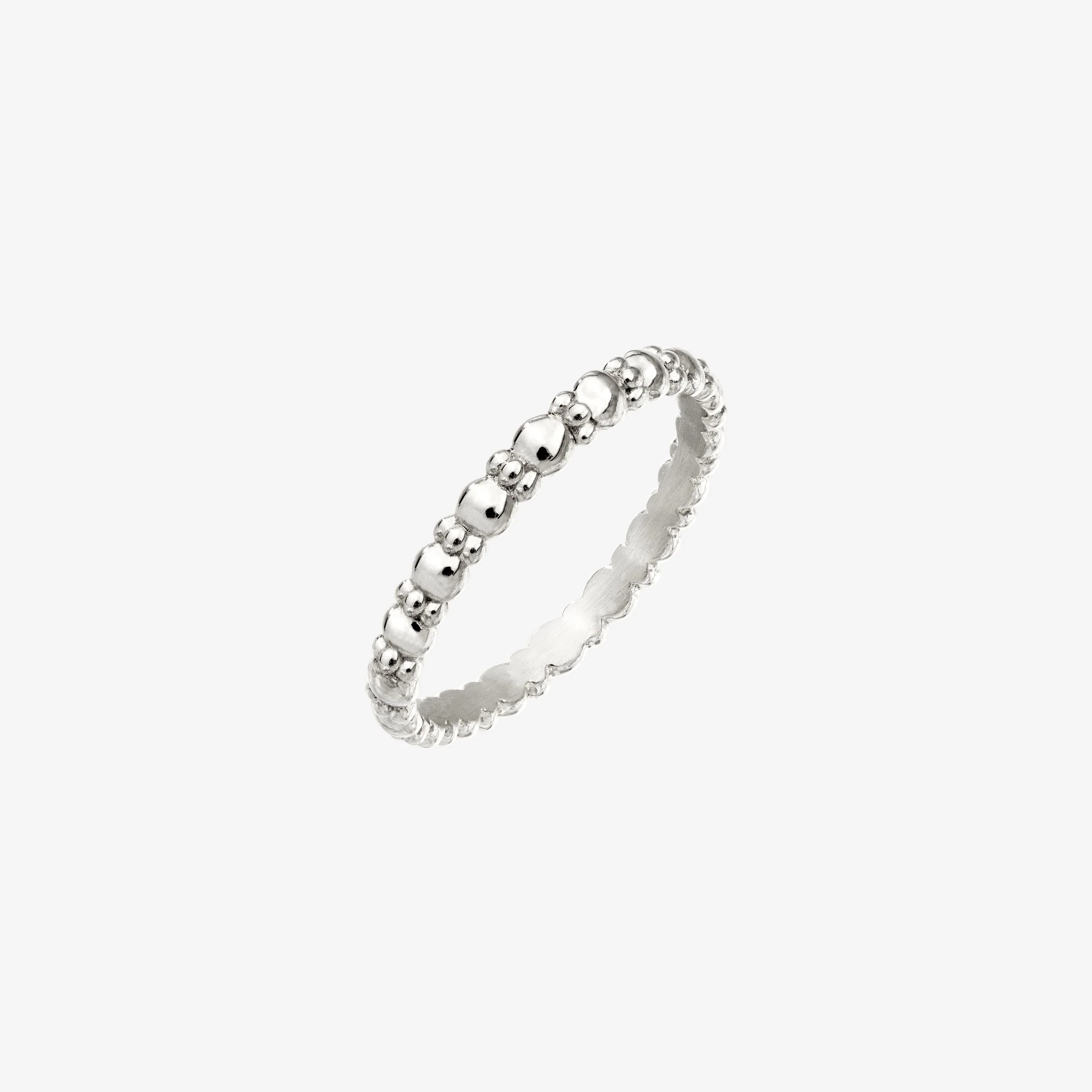 Dotted Ring Silver