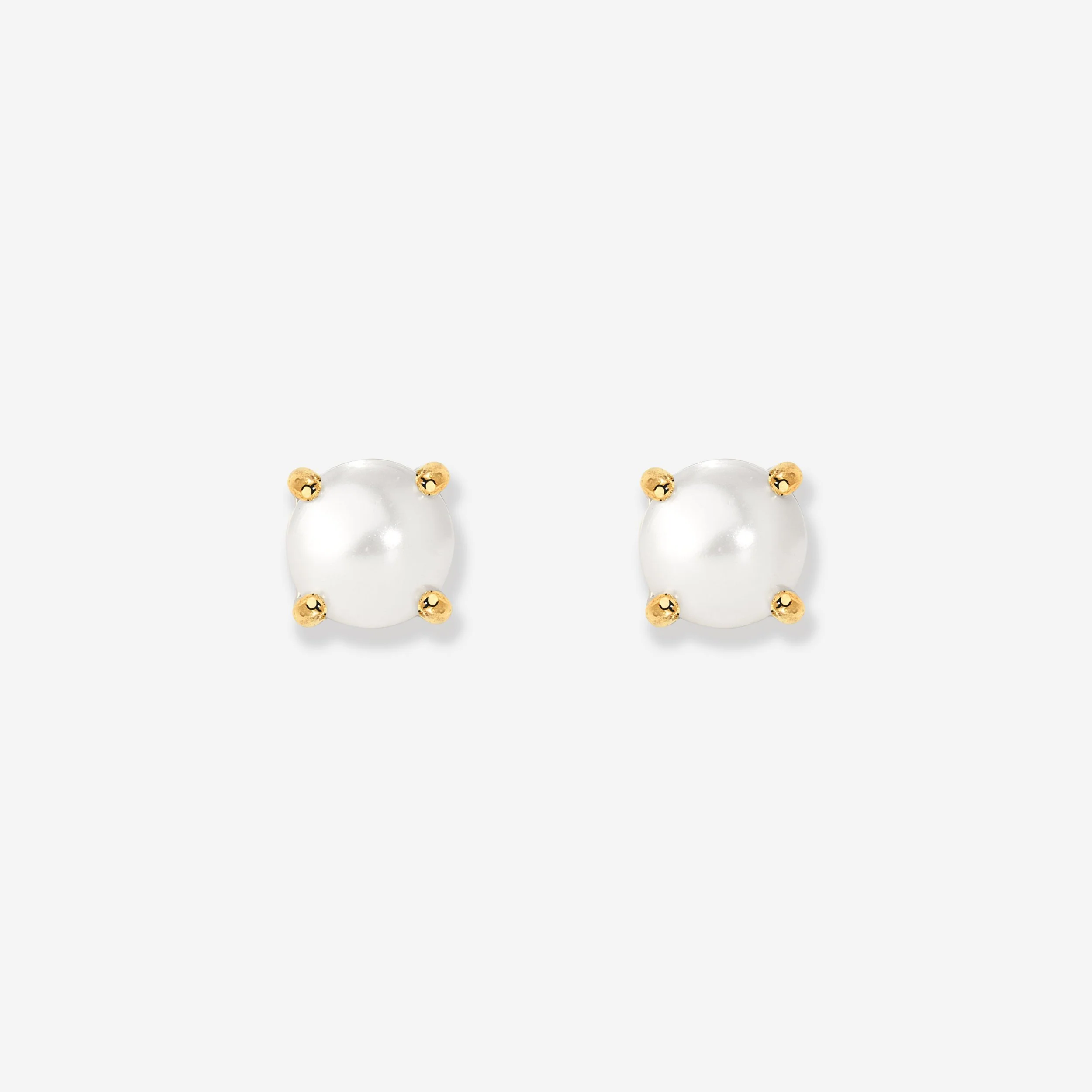 Dream Pearl Studs Stud Earrings Gold - Image 5