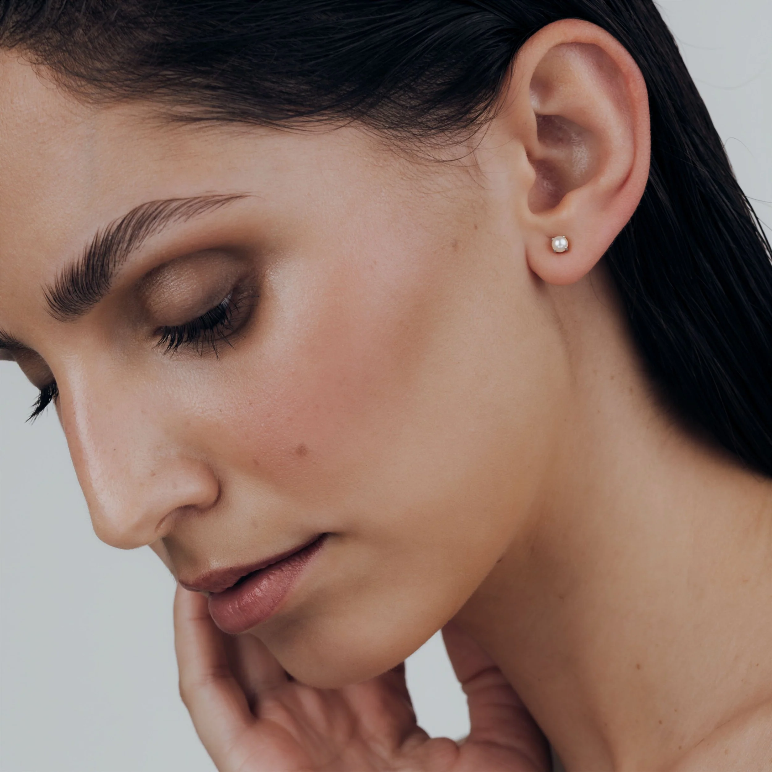 Dream Pearl Studs Silver - Image 2