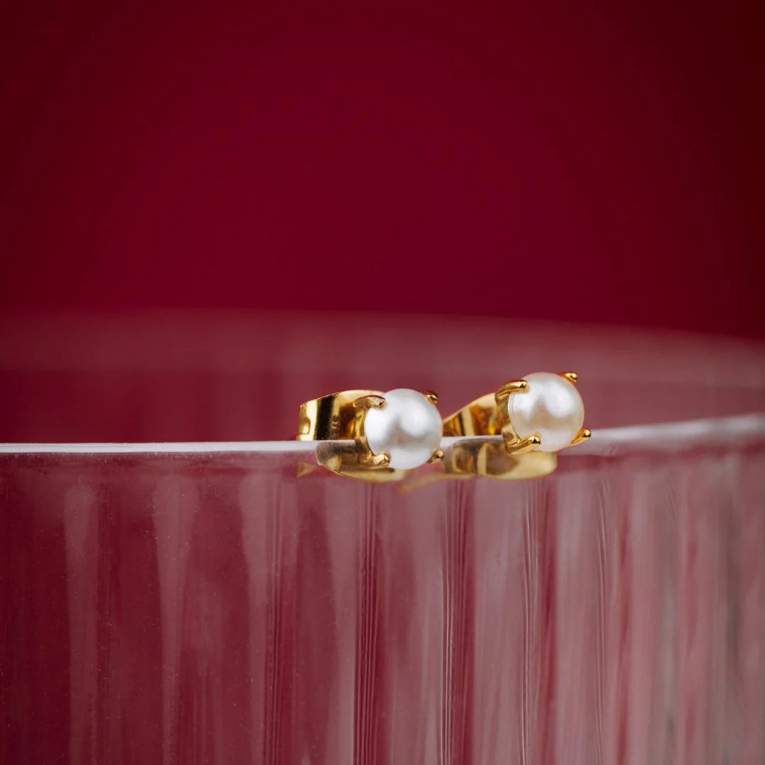 Dream Pearl Studs Silver - Image 4