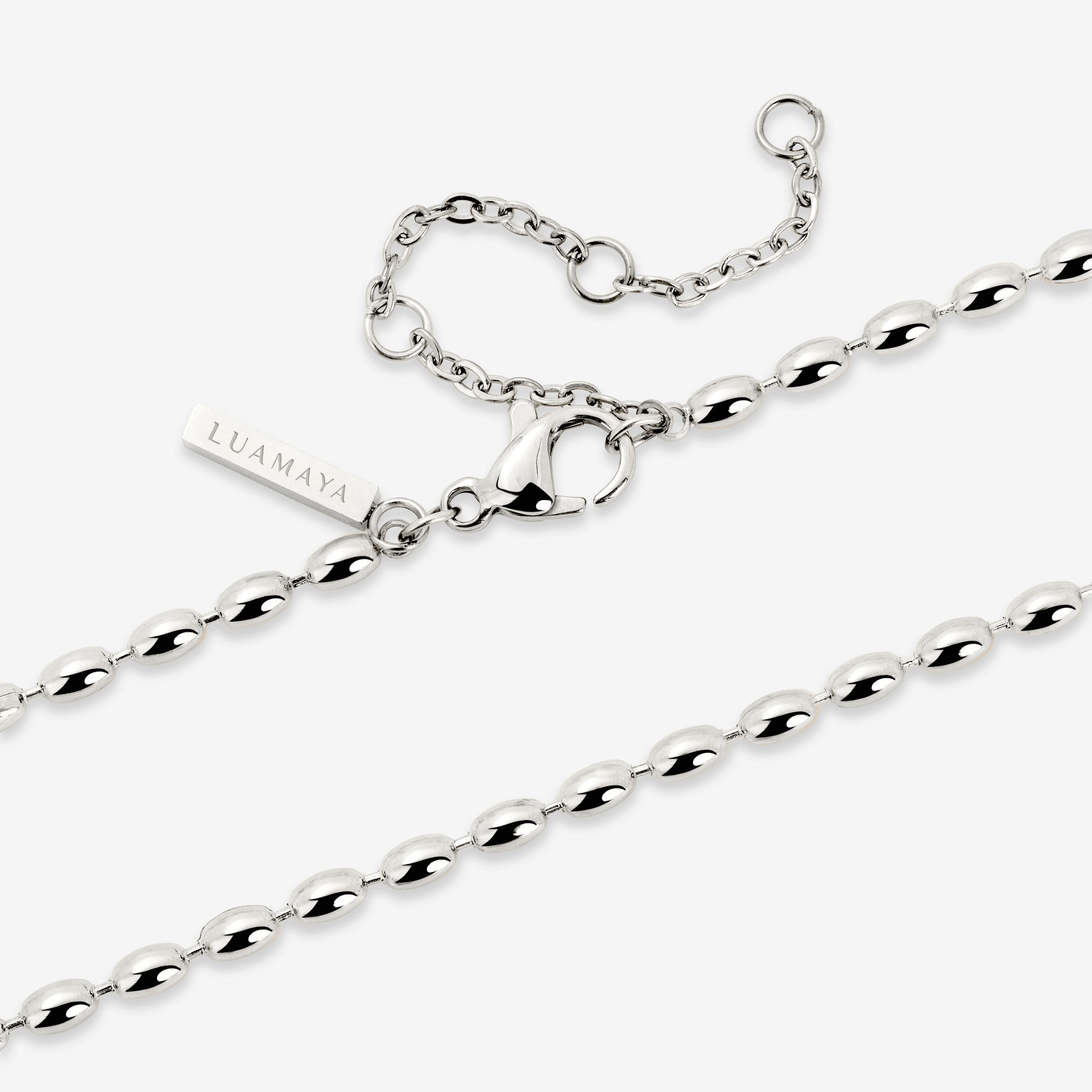 Drop in the Ocean Necklace Silver - Image 5