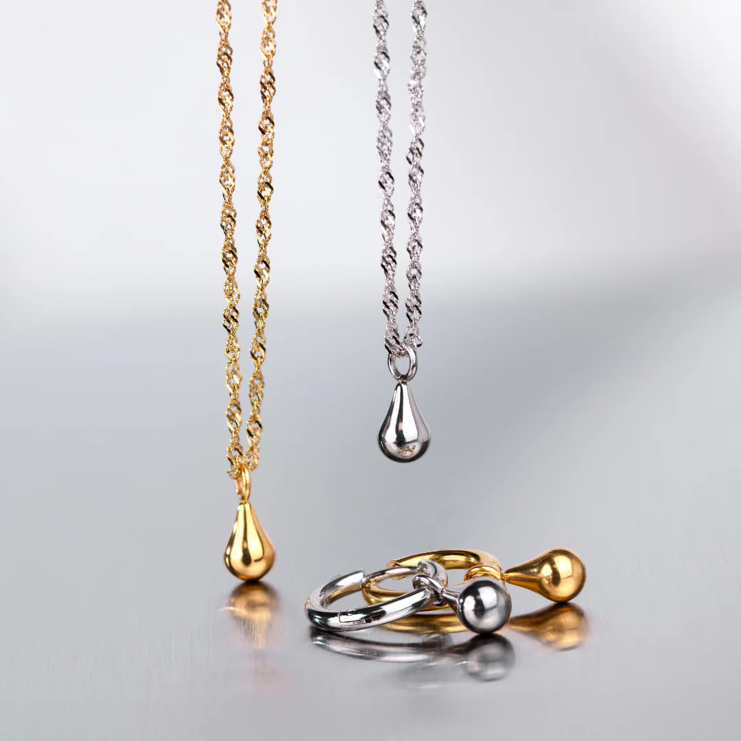 Drop it Necklace Gold - Image 5