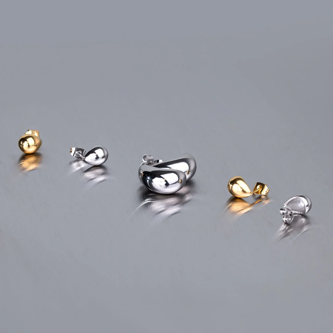 Drop it Studs Gold - Image 4