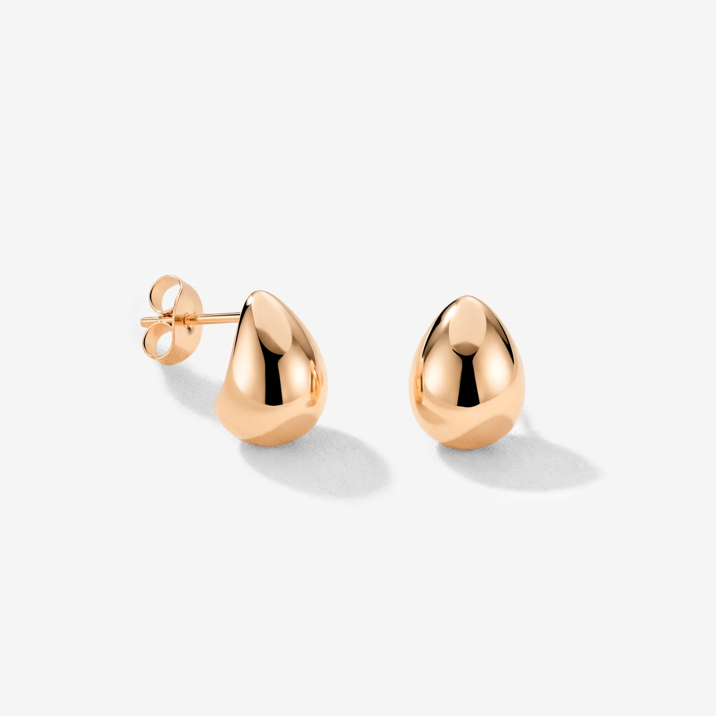 Drop it Studs Rose Gold