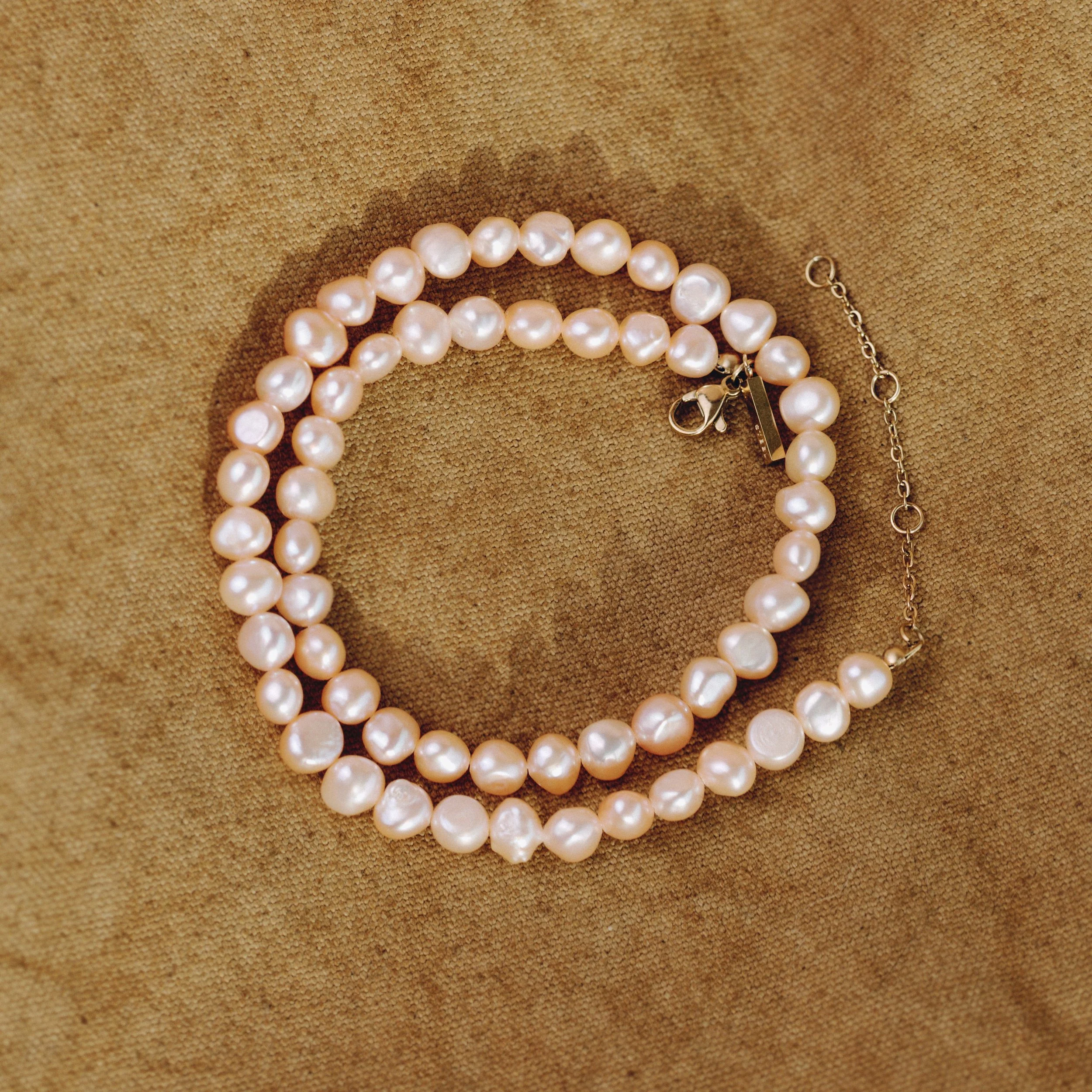 Dusty Rose Perlita Choker Silver - Image 4