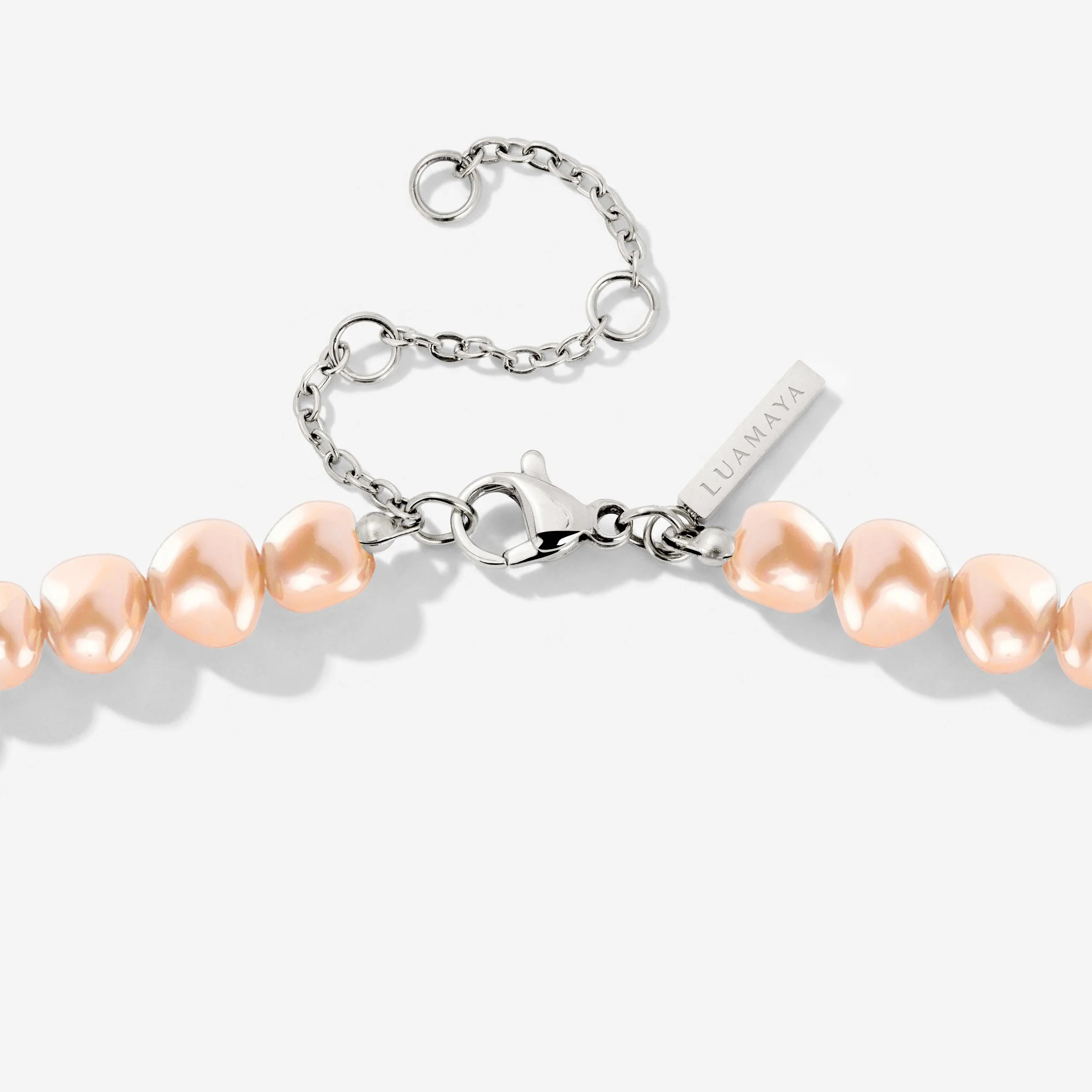 Dusty Rose Perlita Choker Silver - Image 5