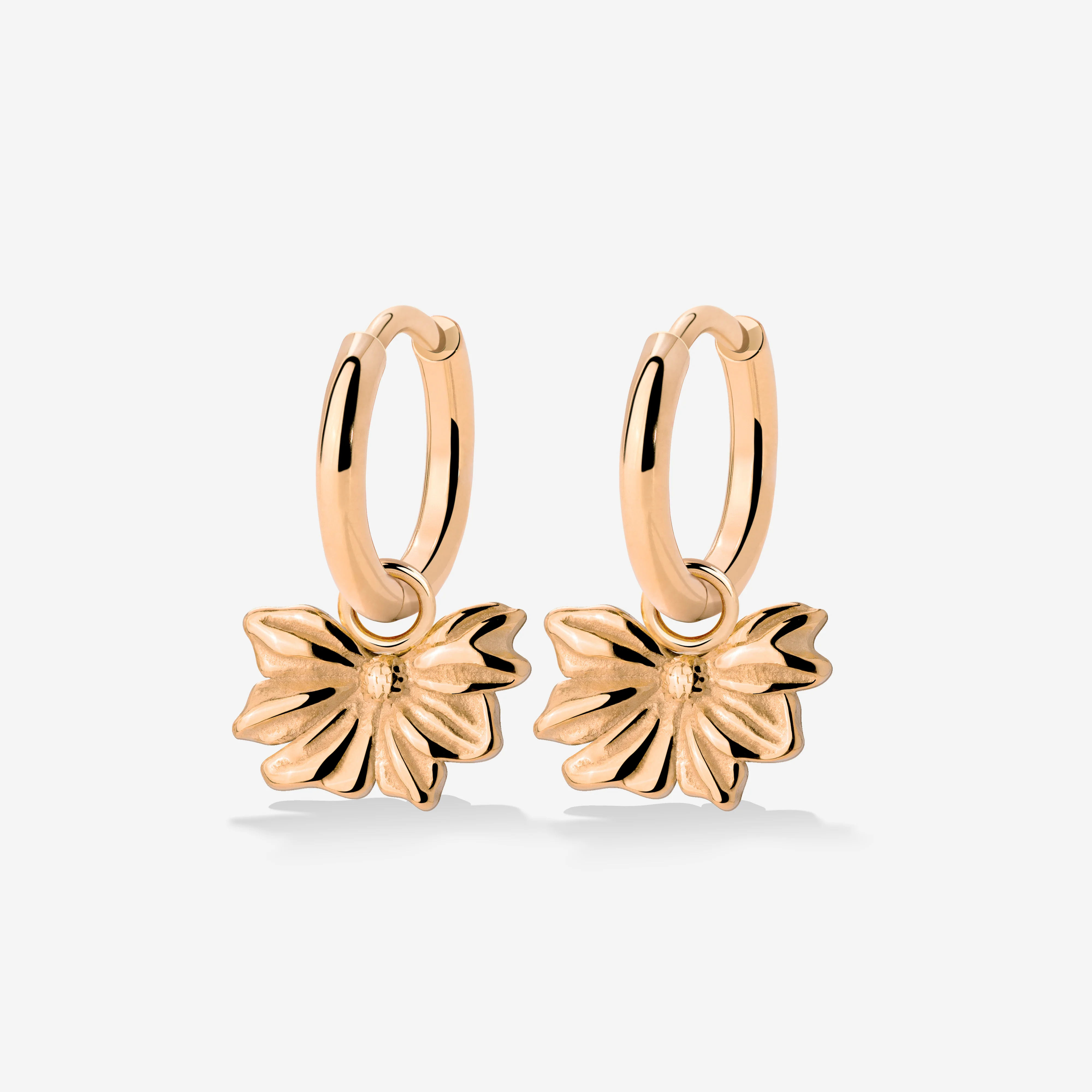 Eternal Bloom Hoop Set Small Rose Gold