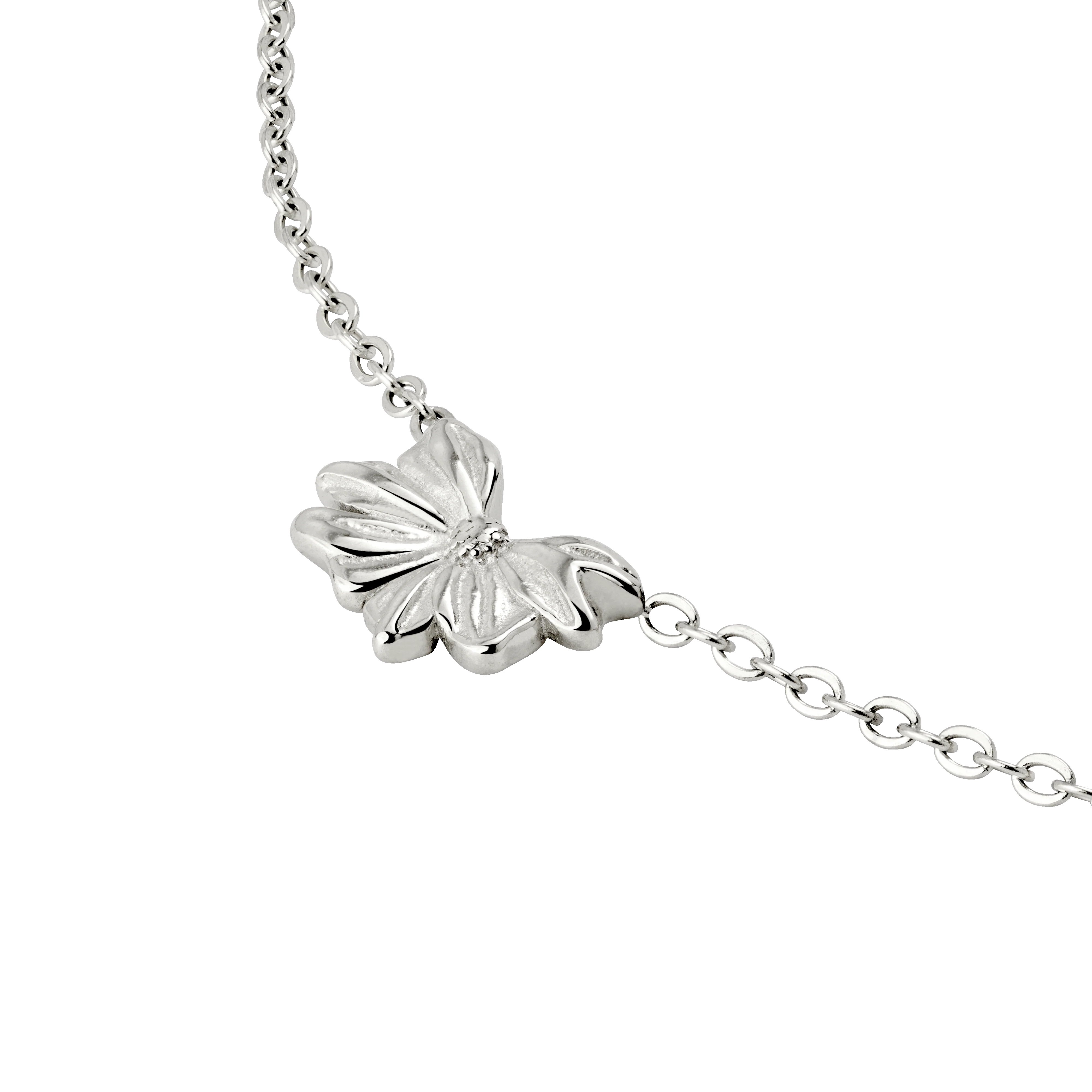 Eternal Bloom Necklace Silver - Image 3