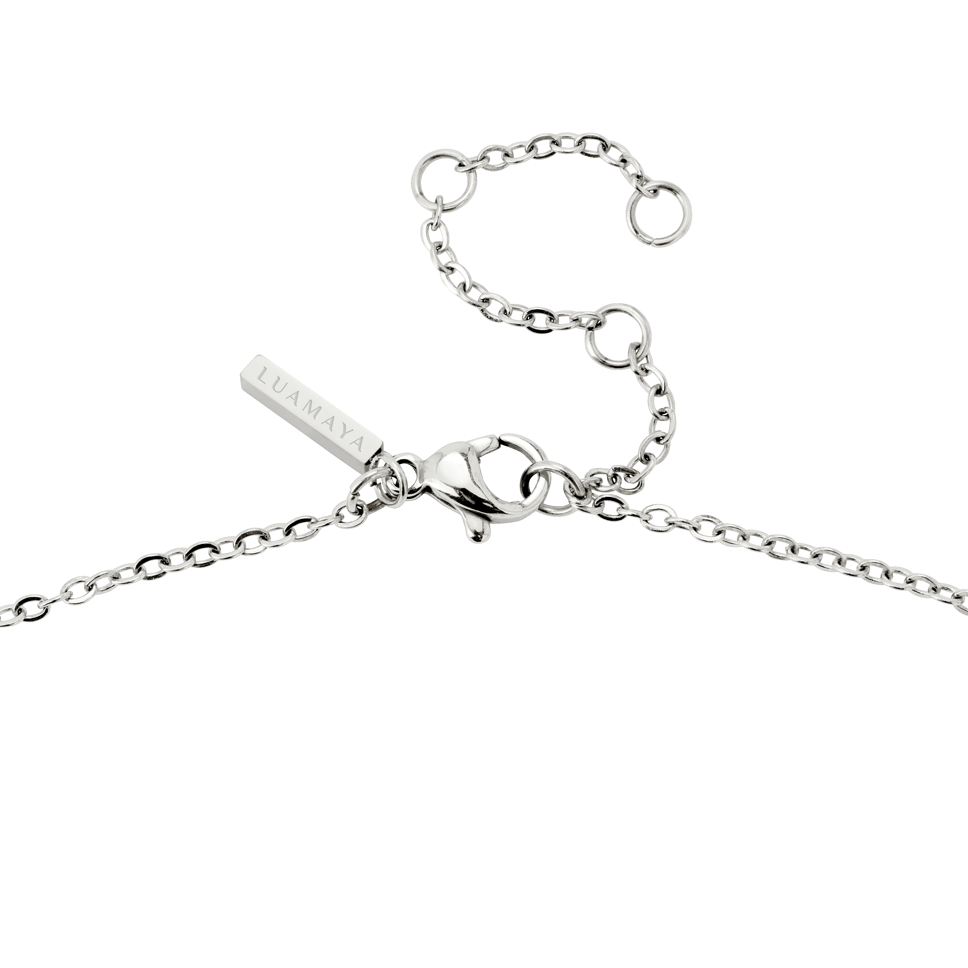 Eternal Bloom Necklace Silver - Image 5