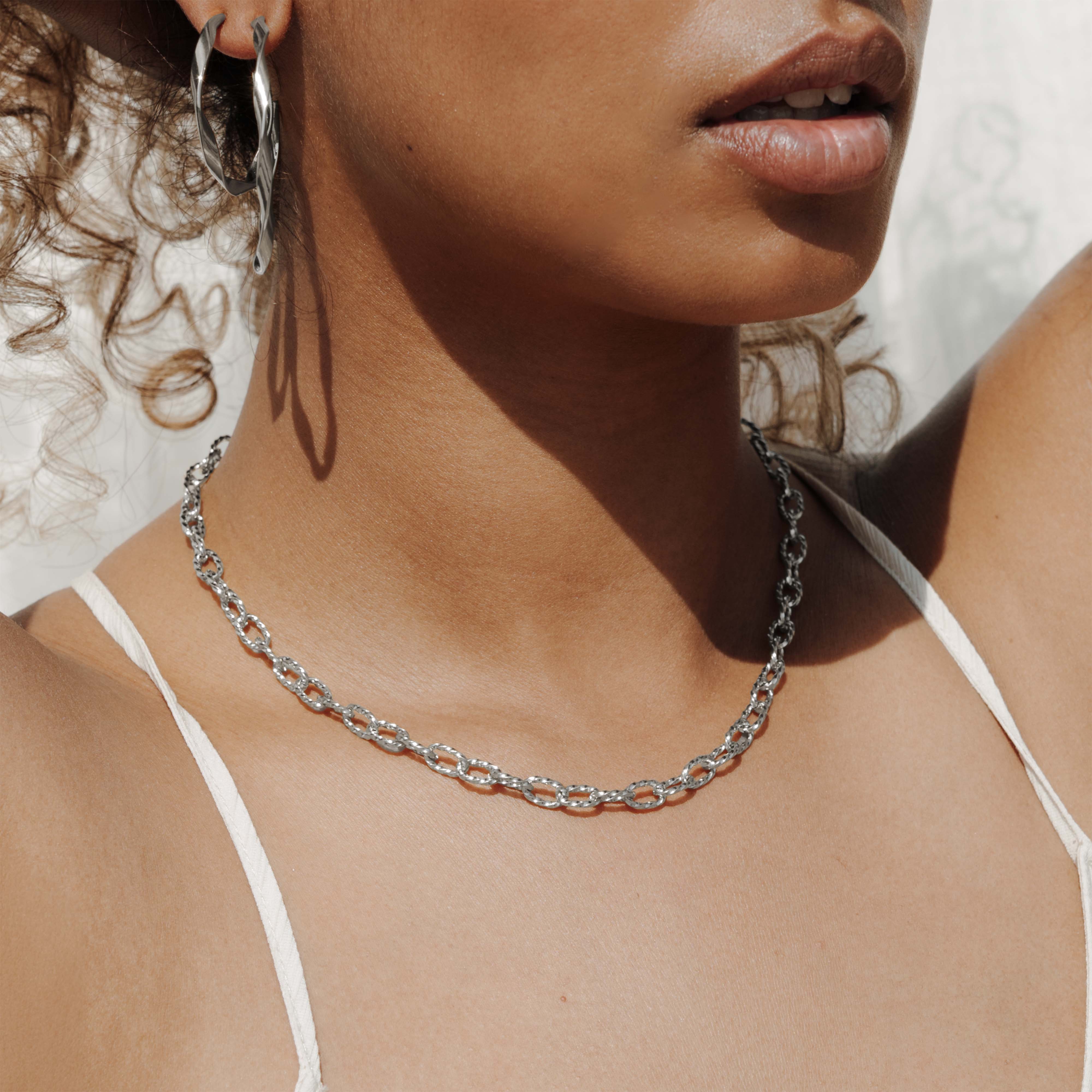 Fantasy Chain Necklace Silver - Image 2