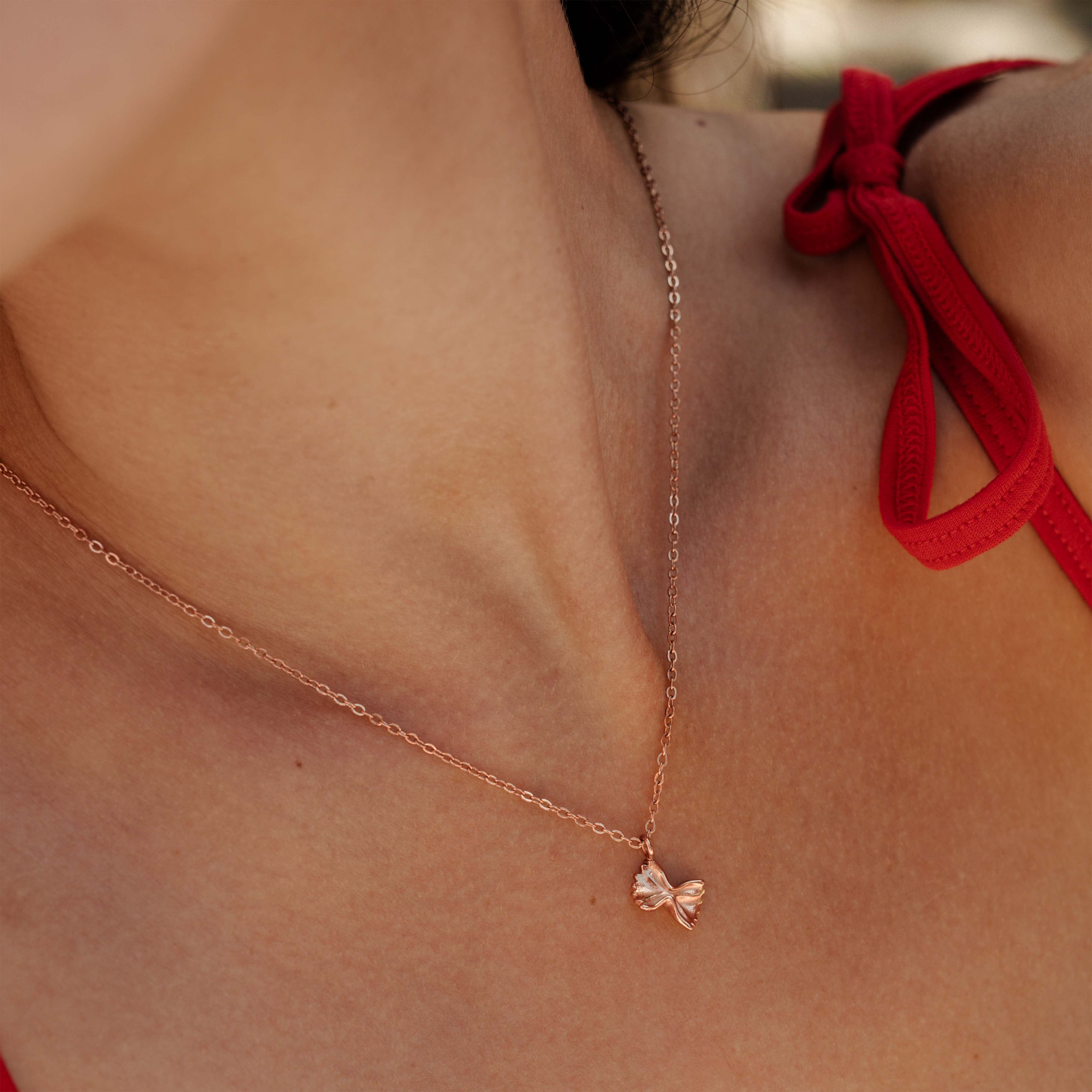 Farfallissimo Necklace Rose Gold - Image 2