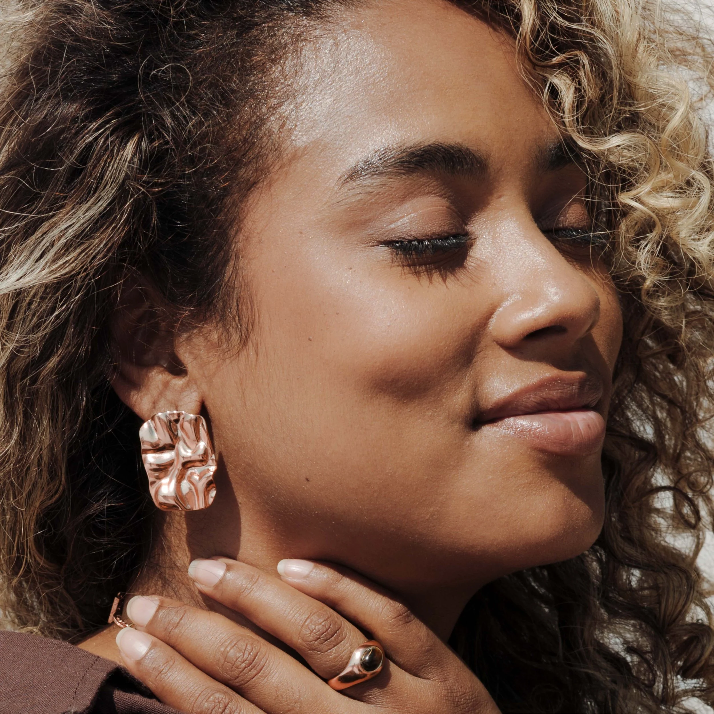 Fata Morgana Studs Rose Gold - Image 2