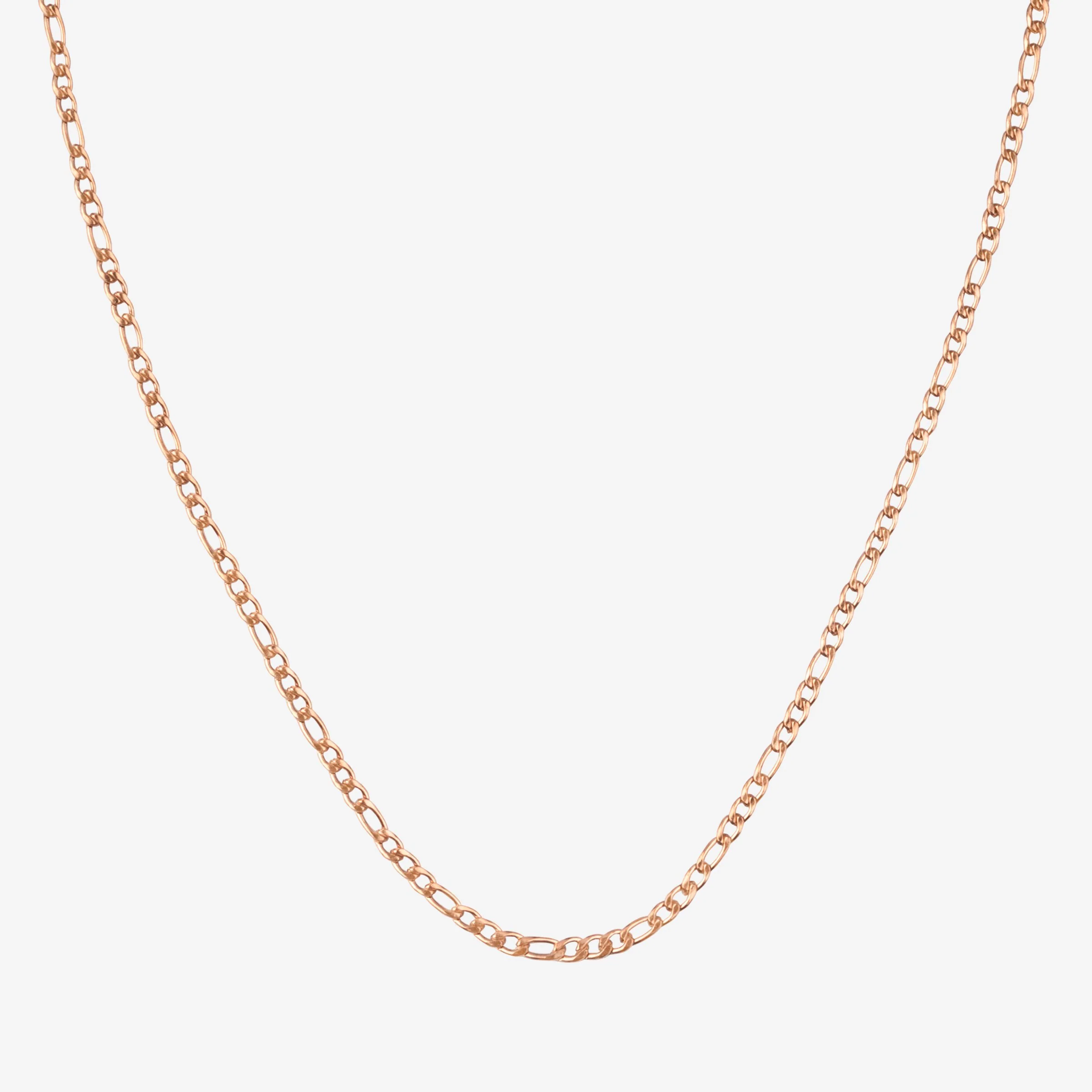 Figaro Necklace Rose Gold