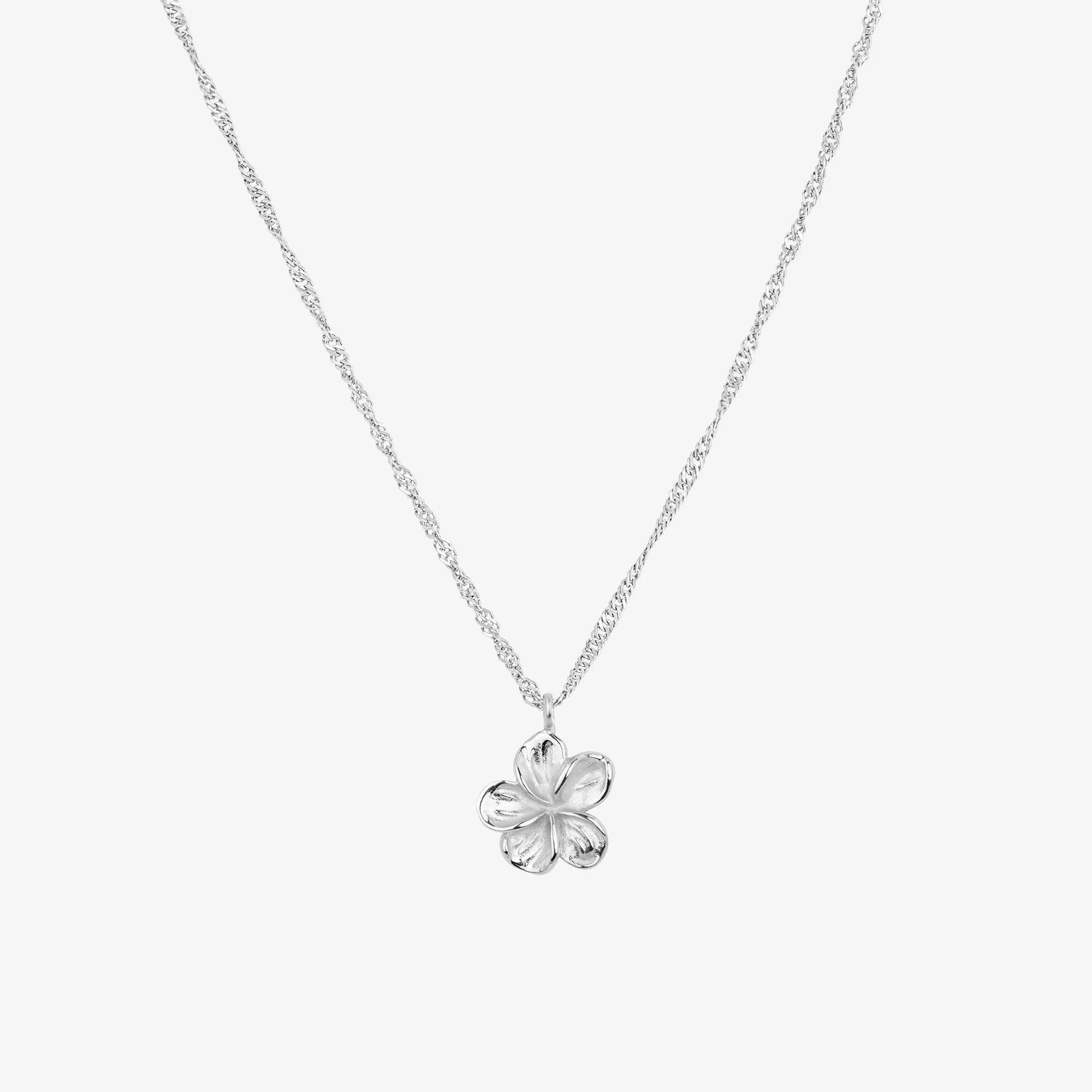 Flora Necklace Silver