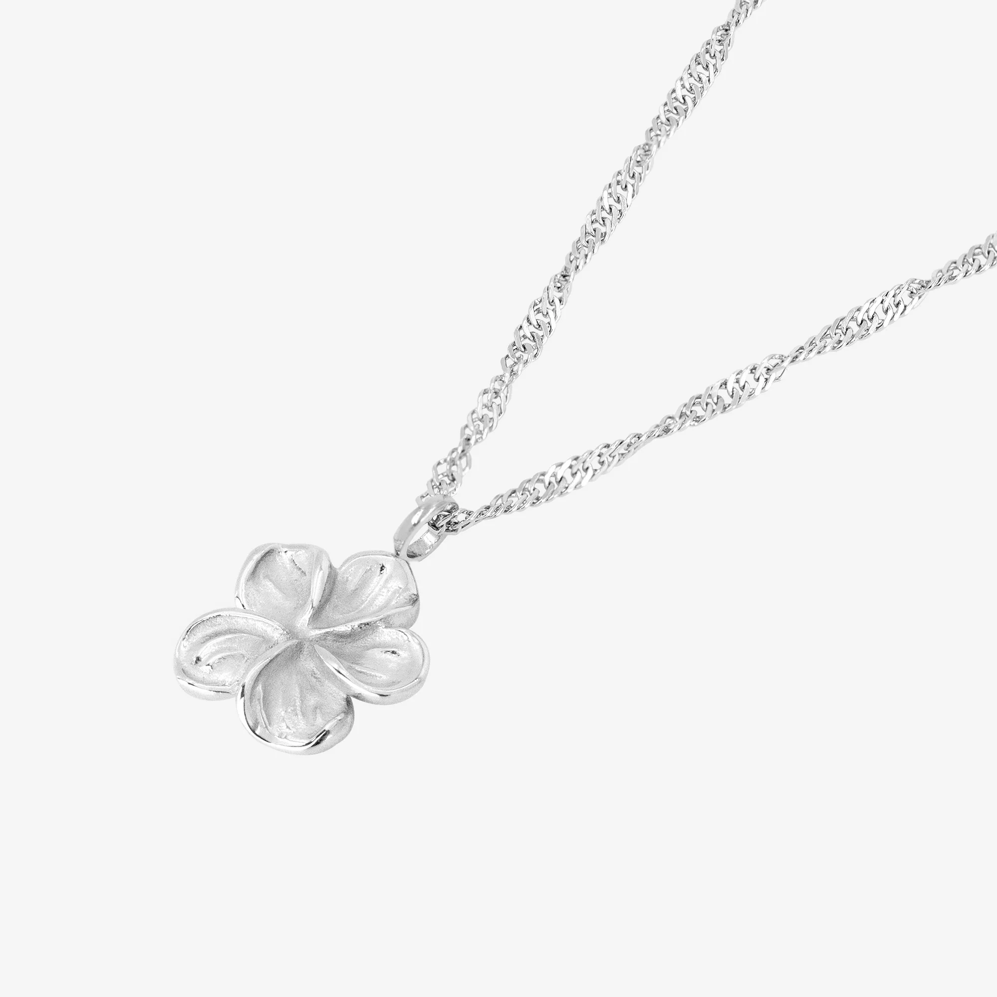 Flora Necklace Silver - Image 2