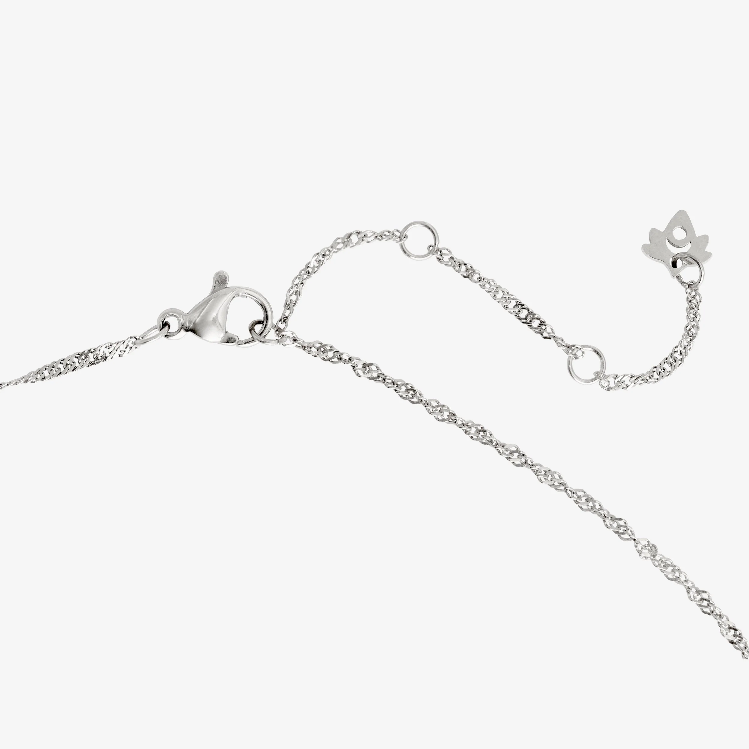 Flora Necklace Silver - Image 4