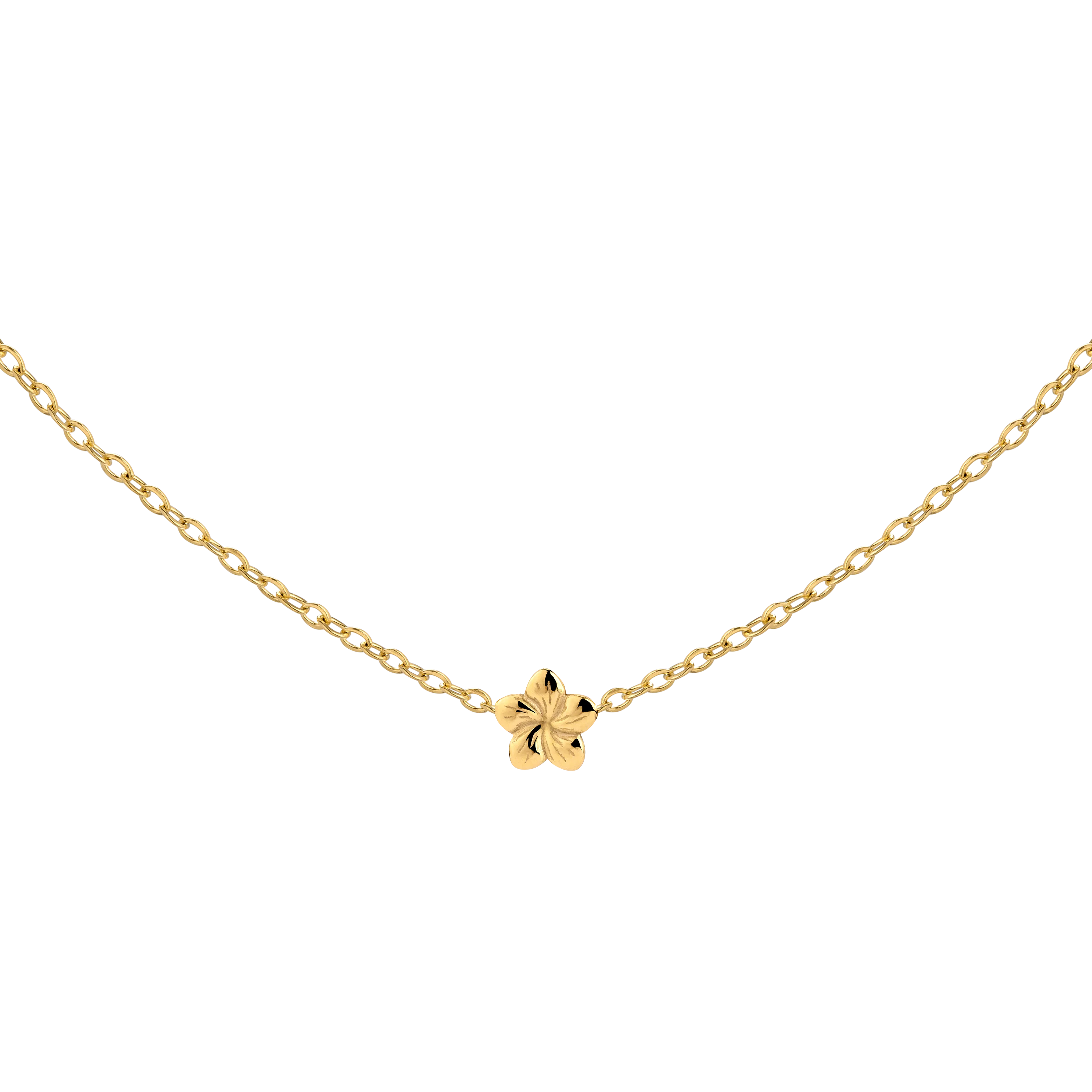 Floral Glow Choker Gold