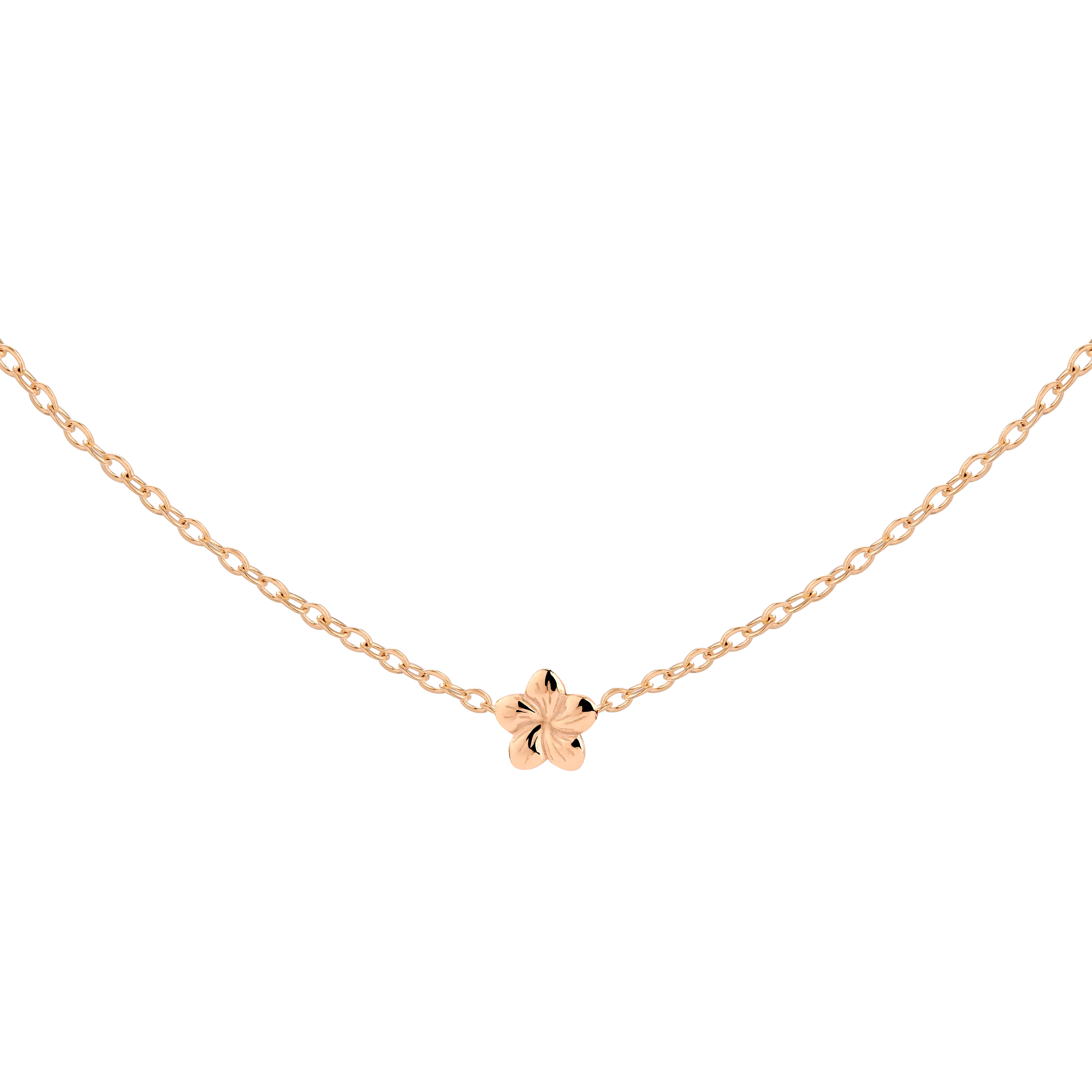 Floral Glow Choker Rose Gold