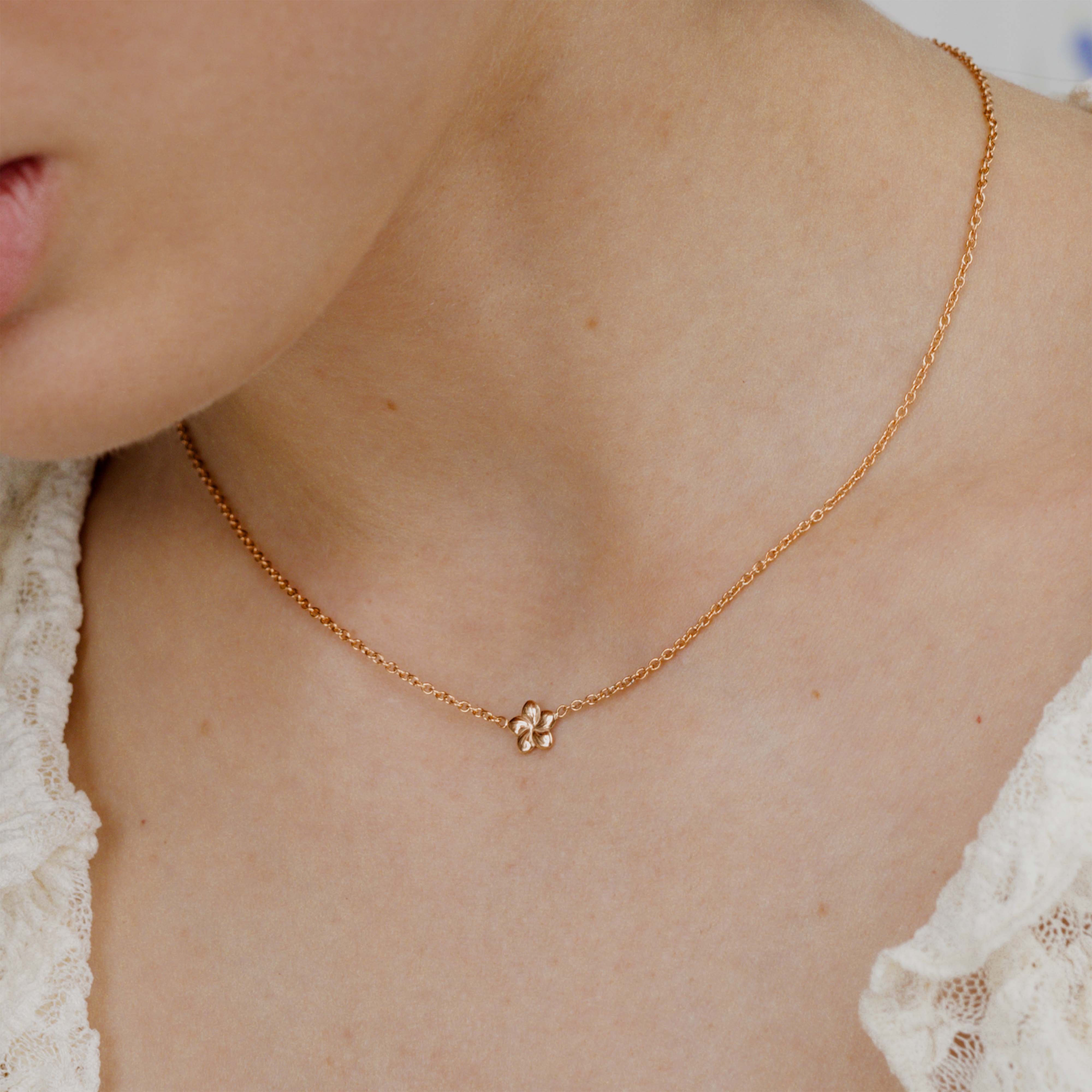 Floral Glow Choker Rose Gold - Image 2