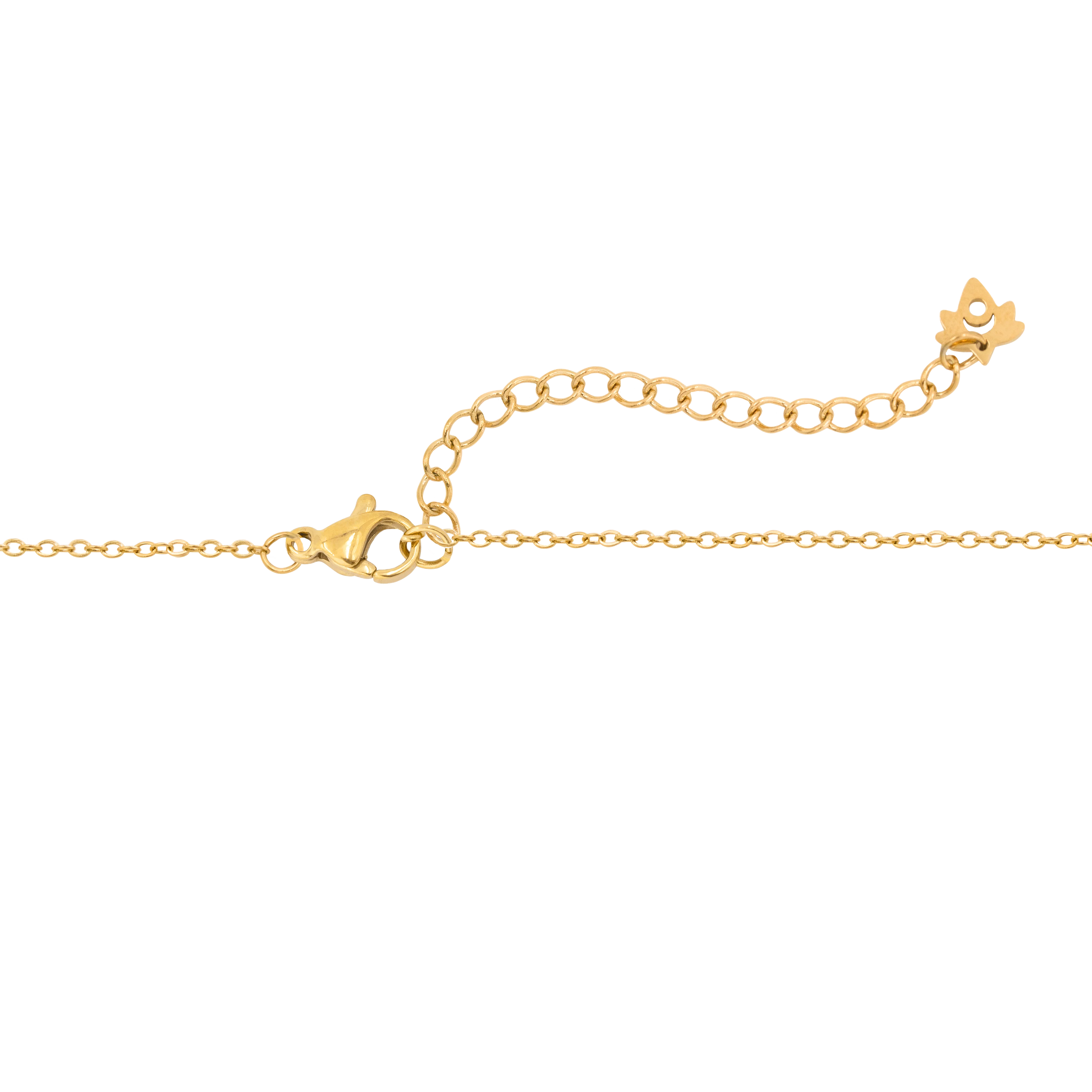 Flower 'n' Beads Necklace Gold - Image 4