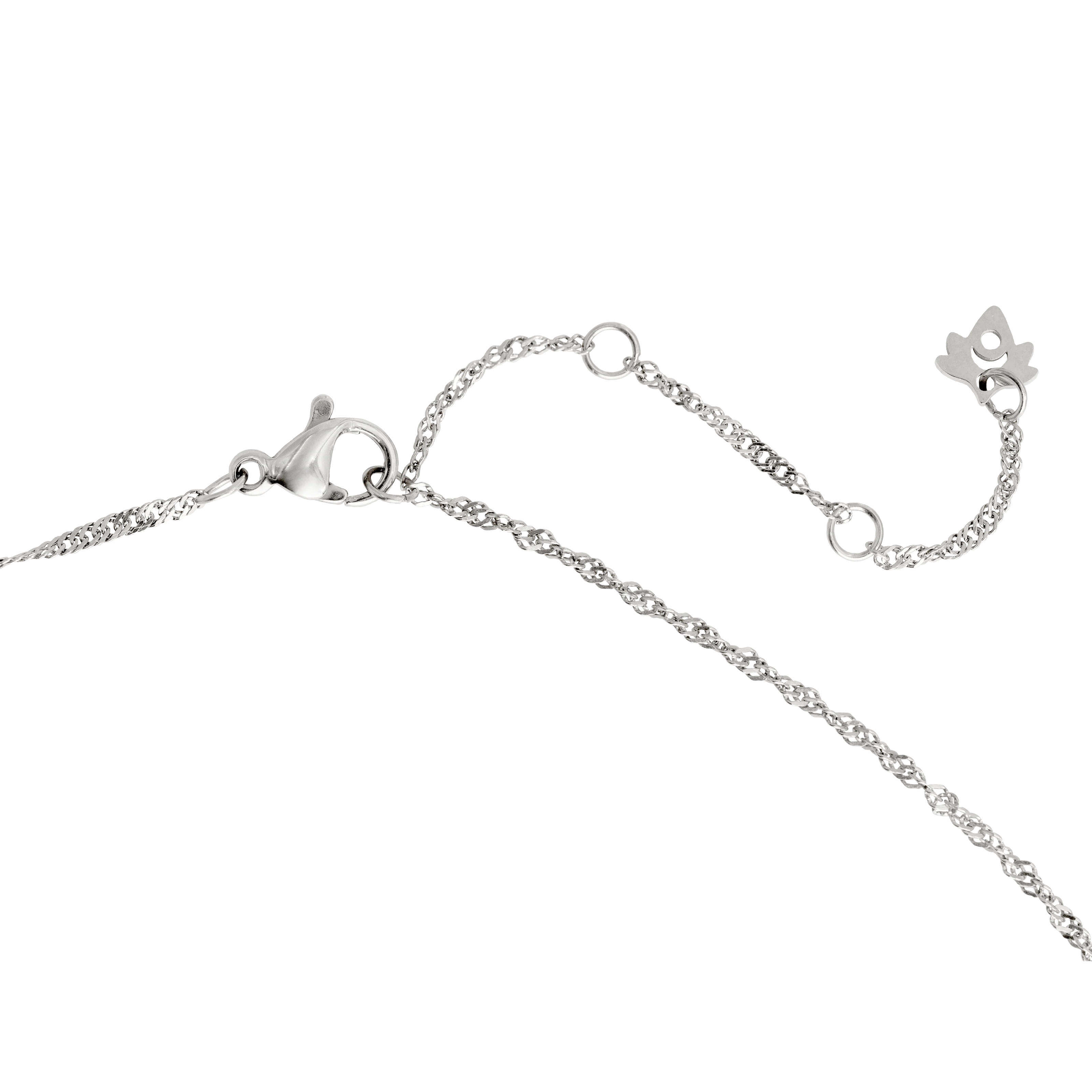Flowery Necklace Silver - Image 3