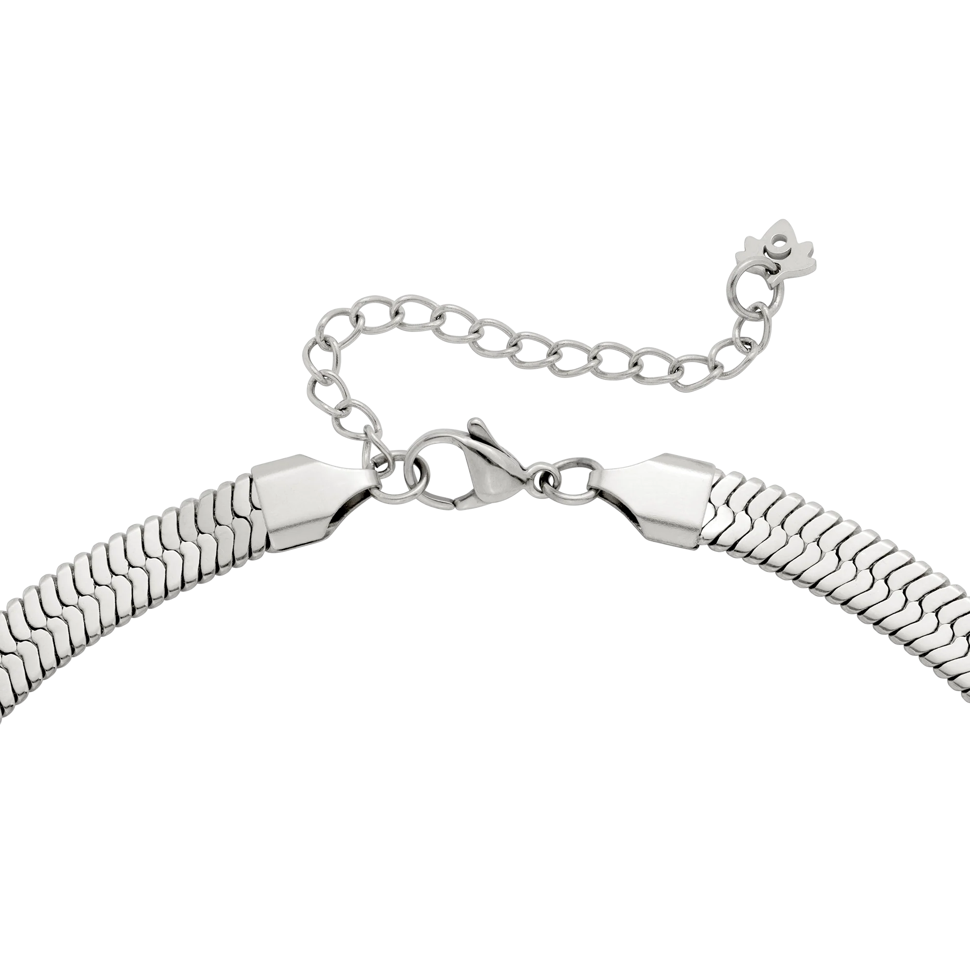 Flowy Heart Necklace Bundle Silver - Image 7