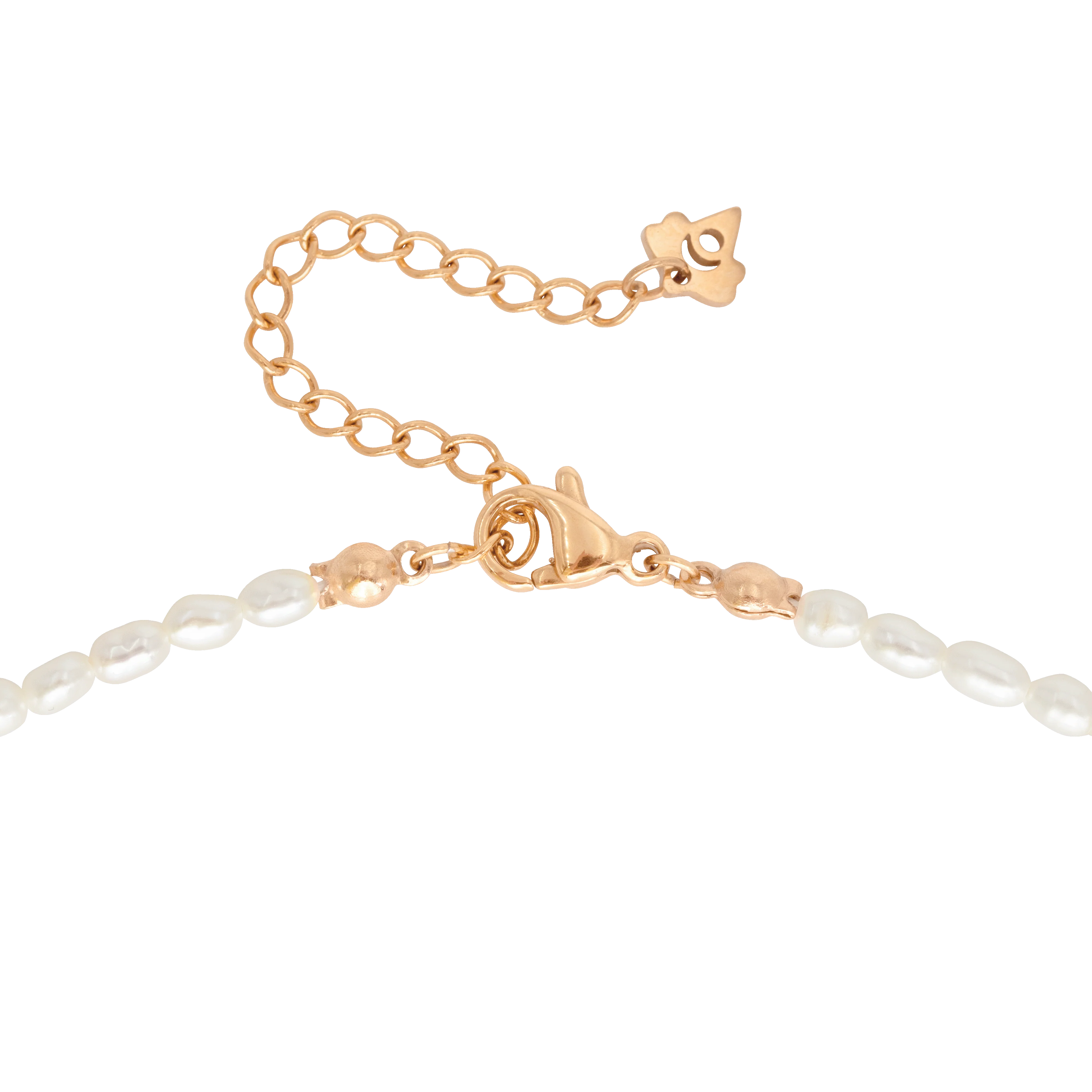 Fluidity Pearl Necklace Rose Gold - Image 5