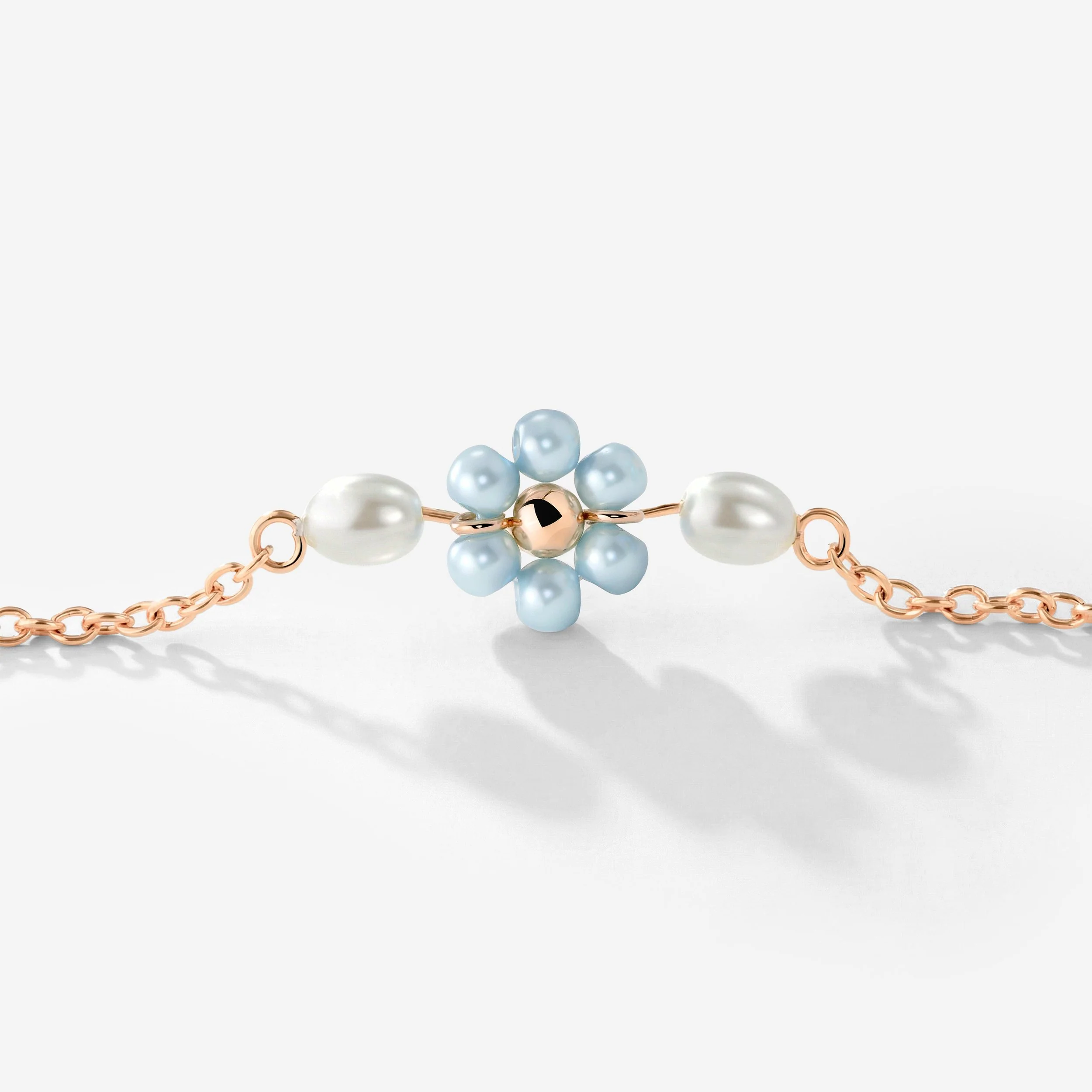 Forever Blue Daisy Bundle Rose Gold - Image 3