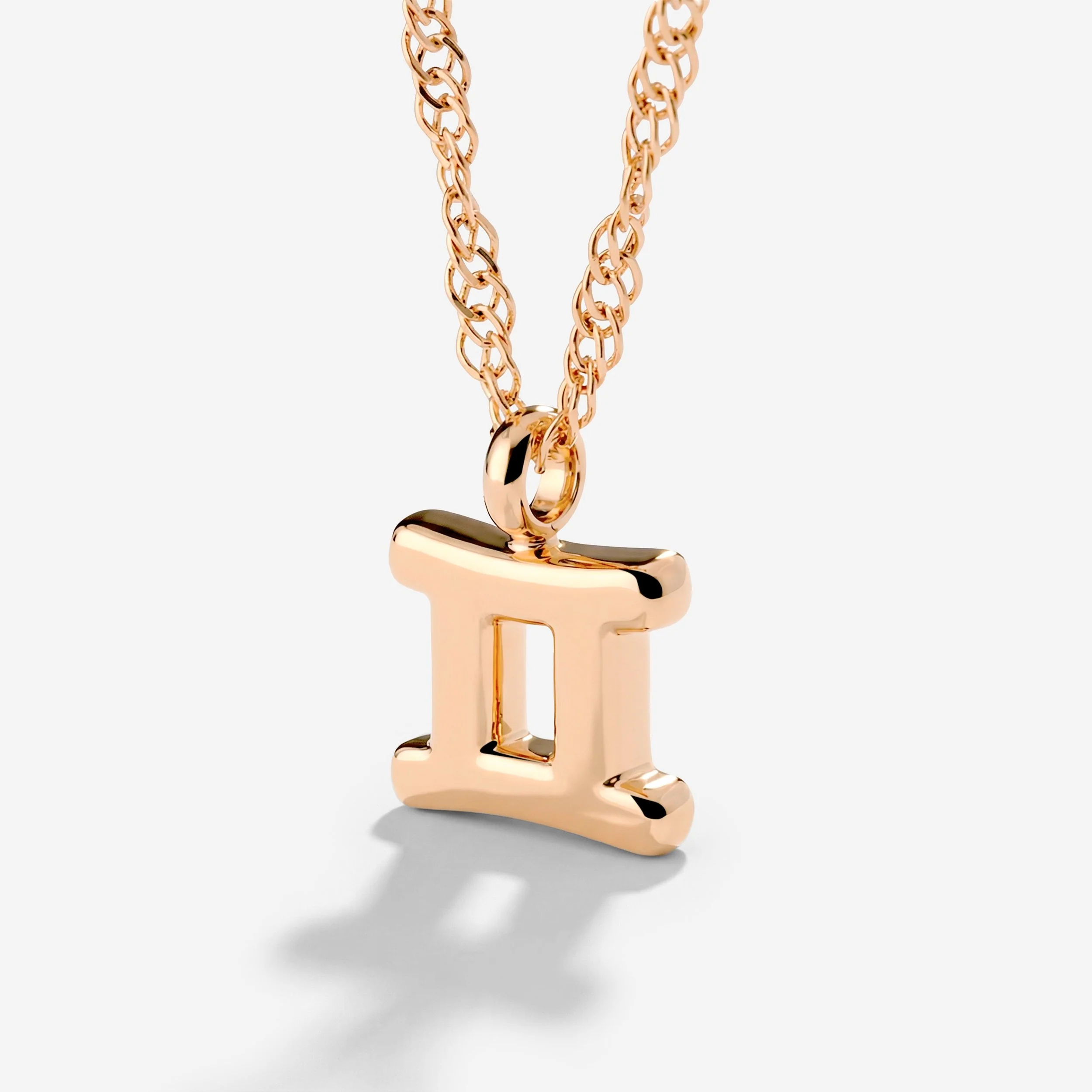 Gemini Bubble Necklace Rose Gold - Image 3