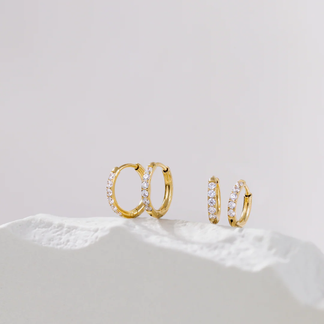 Glimmer Hoop Bundle Rose Gold - Image 4