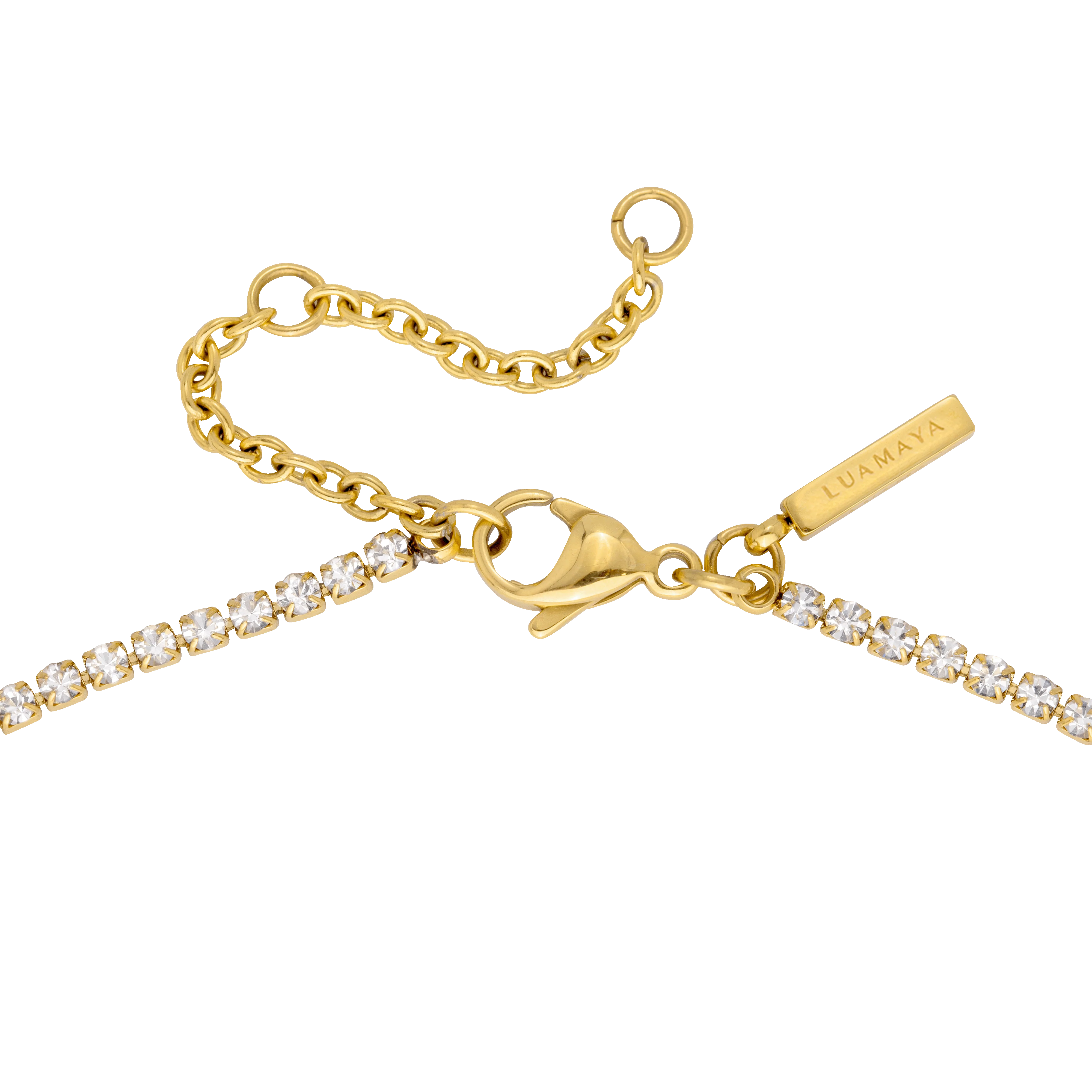 Glitz 'n' Glam Necklace Gold - Image 5