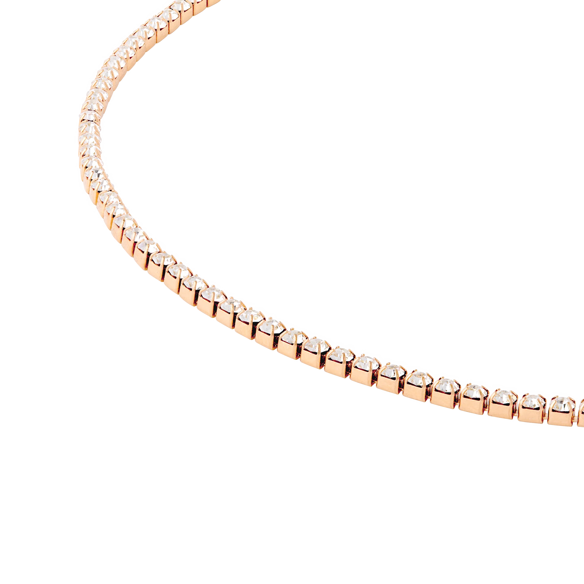 Glitz 'n' Glam Necklace Rose Gold - Image 3