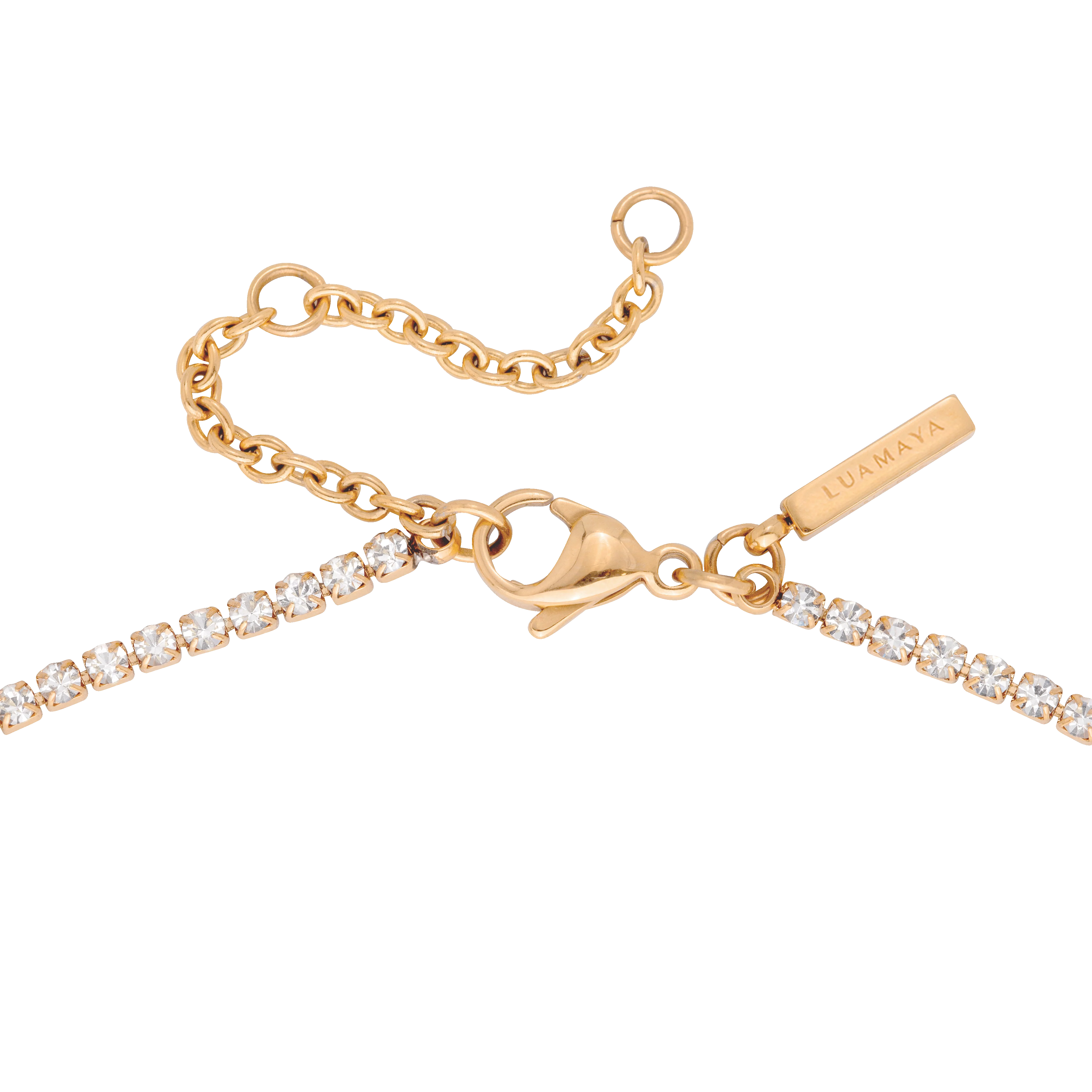 Glitz 'n' Glam Necklace Rose Gold - Image 5