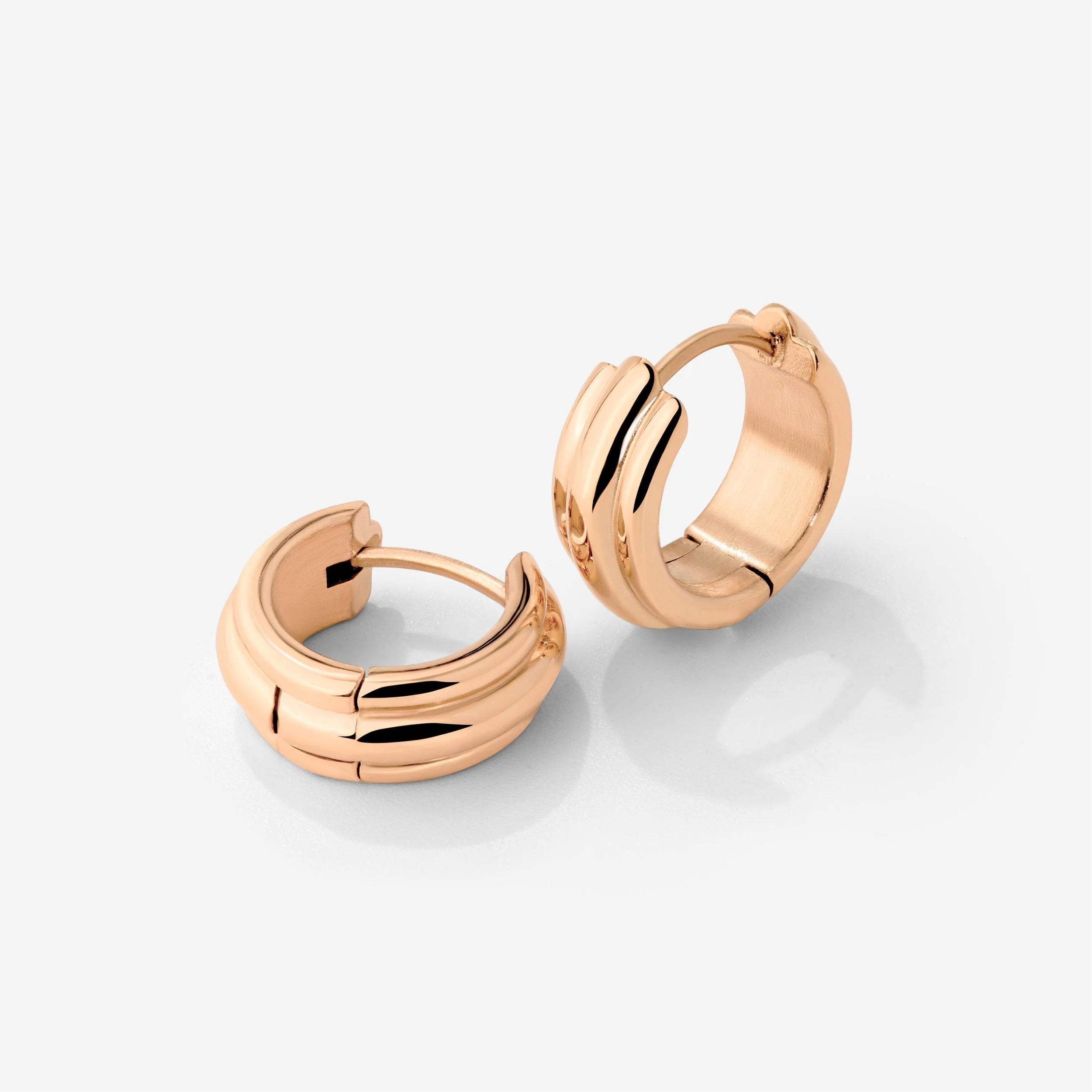 Halo Hoops Rose Gold - Image 4
