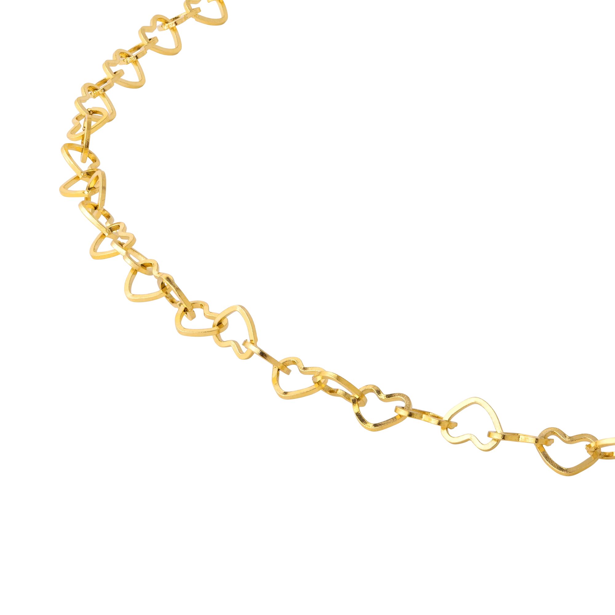 Heart after Heart Bracelet Gold - Image 4