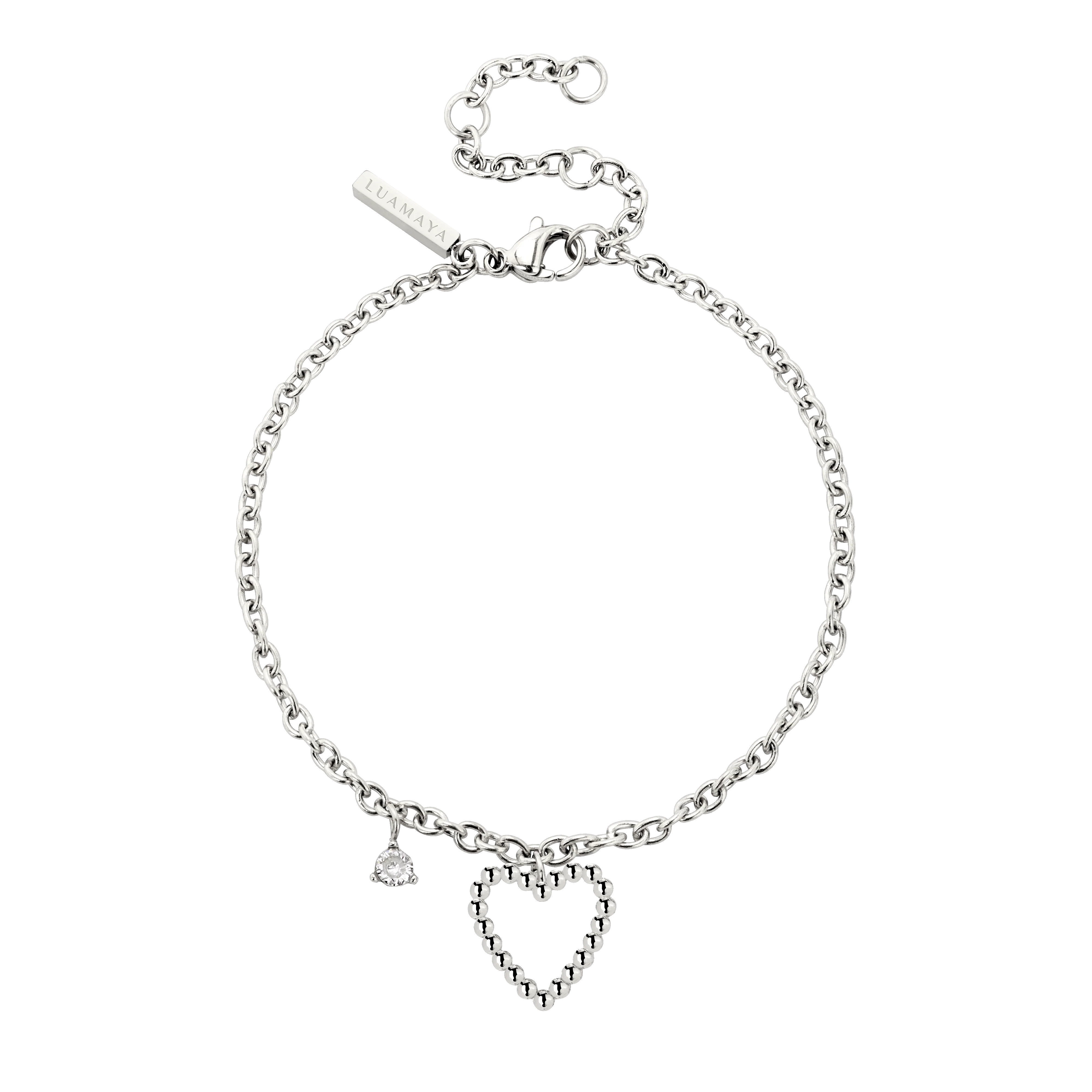 Heart of Gold Bracelet Silver