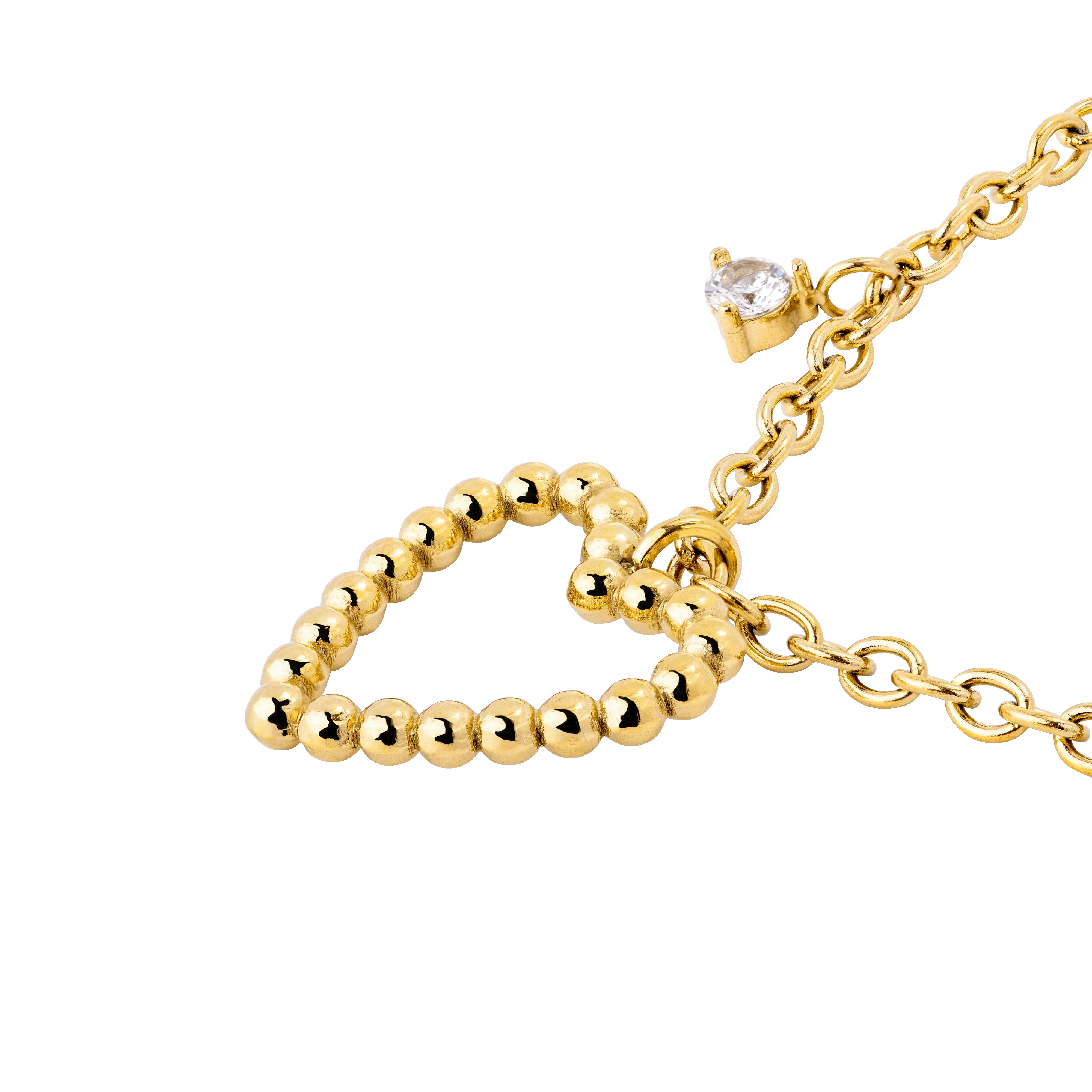 Heart of Gold Necklace Gold - Image 3