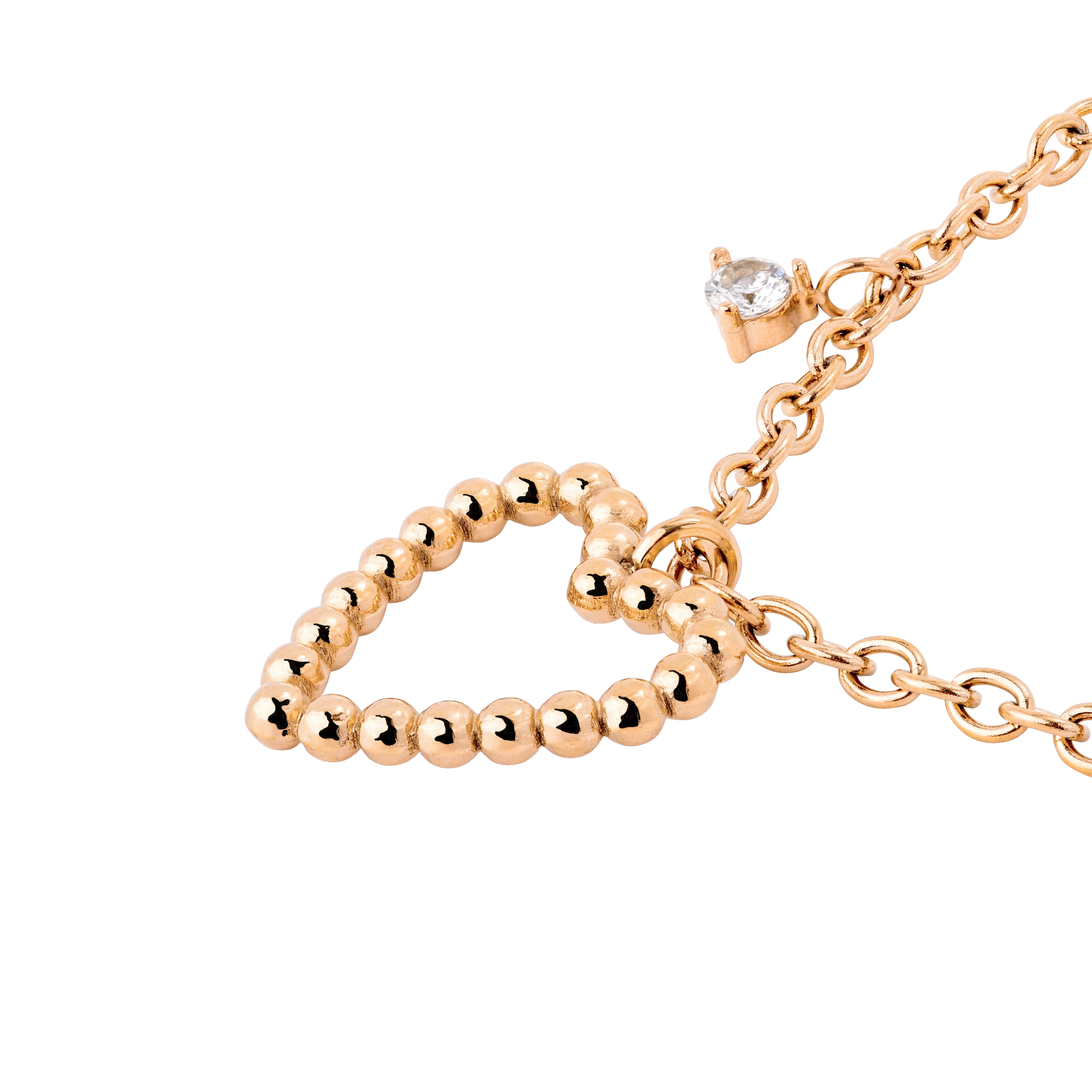 Heart of Gold Necklace Rose Gold - Image 3