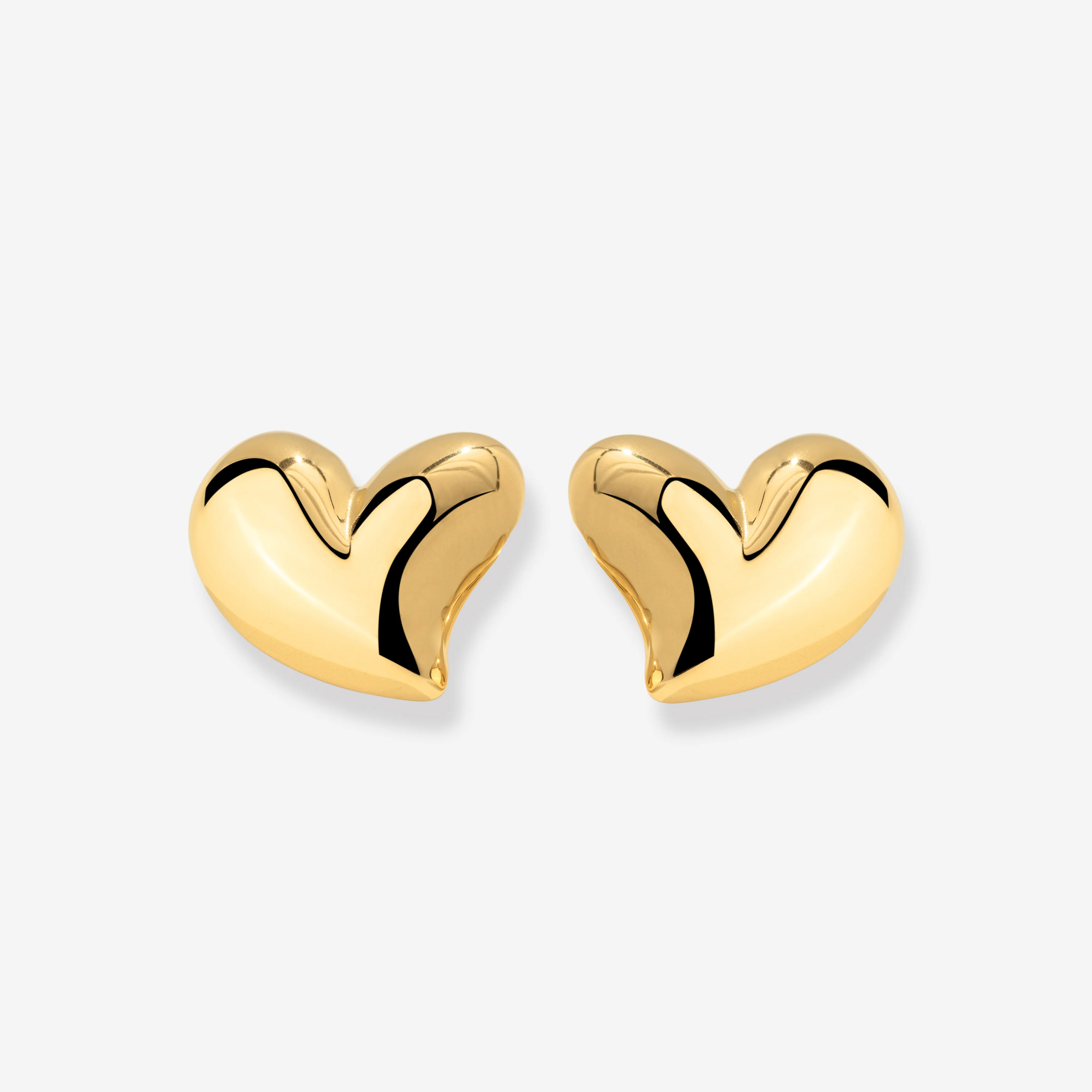 Heartie Studs Gold